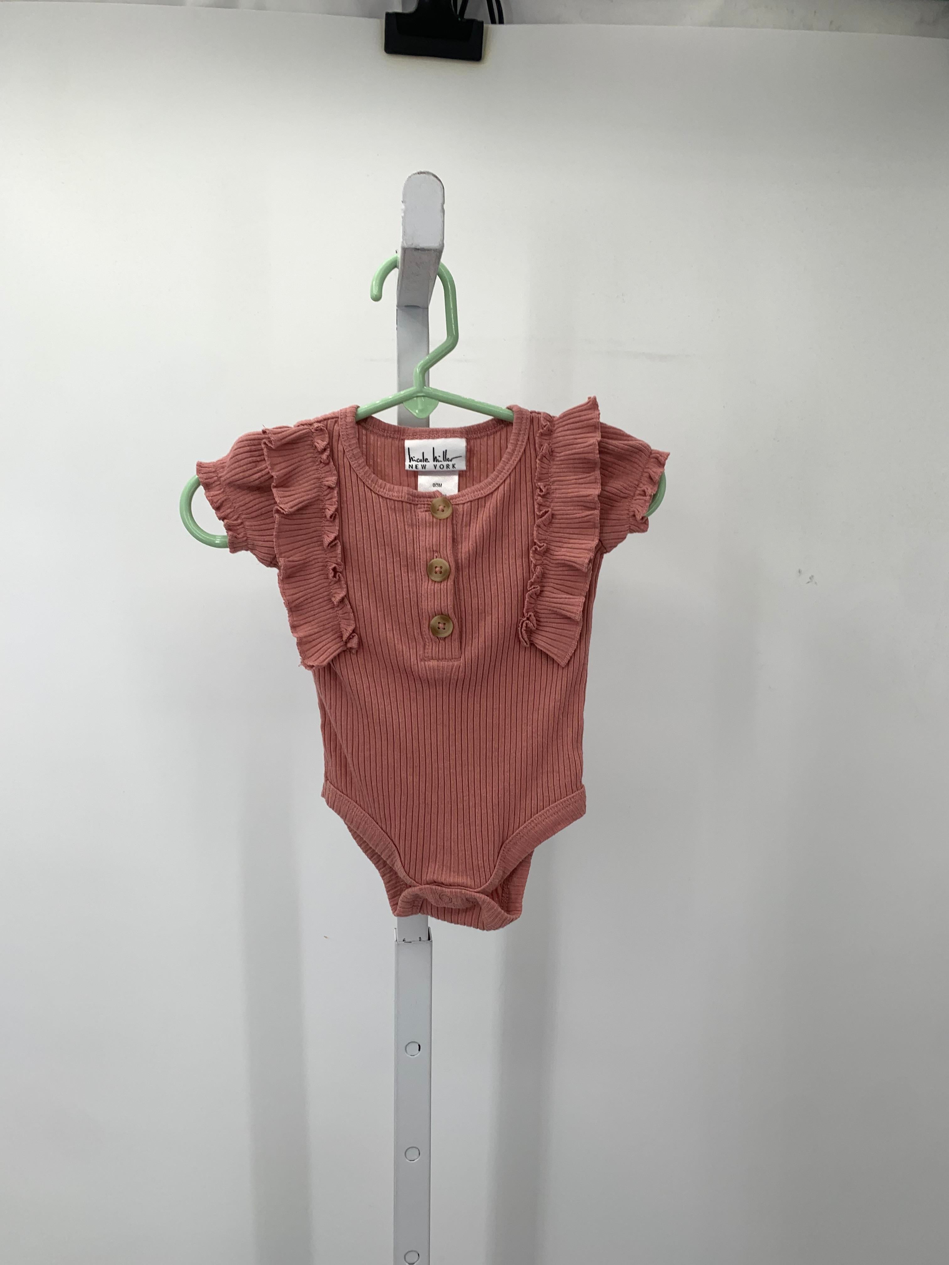 Nicole Miller Size 0-3 months Girls Short Sleeve Shirt