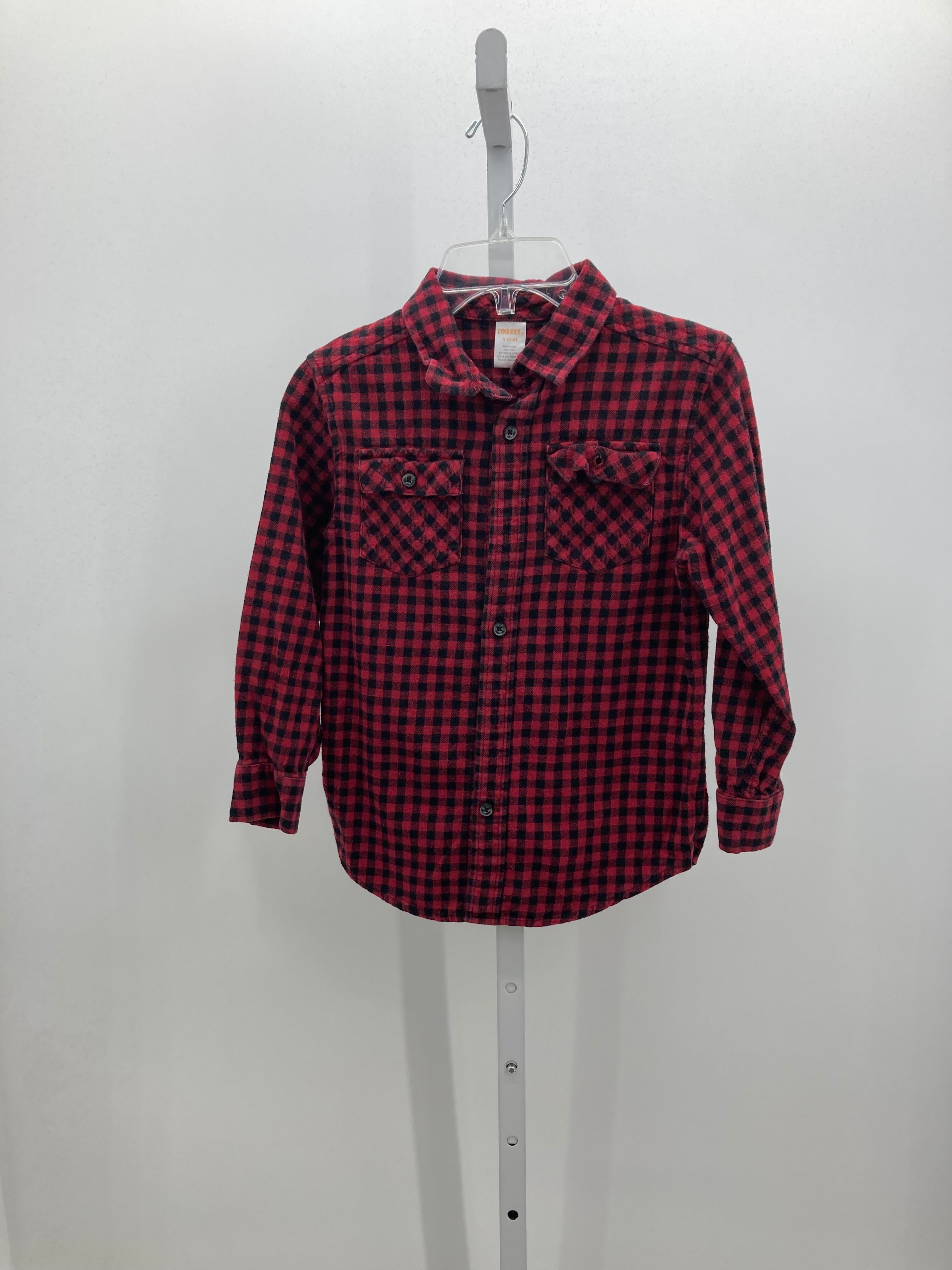 BLACK PLAID BTN DOWN