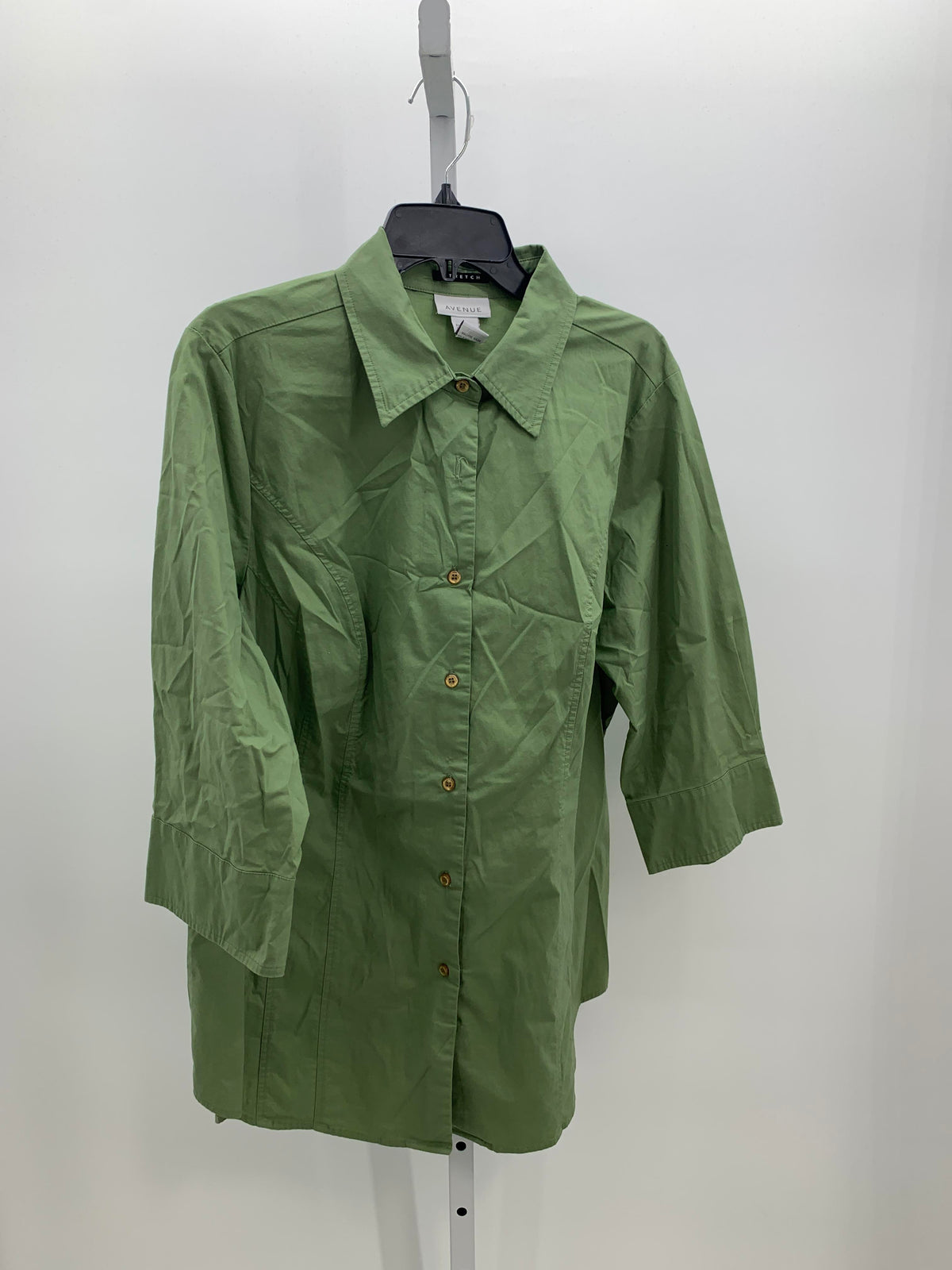 Avenue Size 18/20 W Womens 3/4 Sleeve Shirt