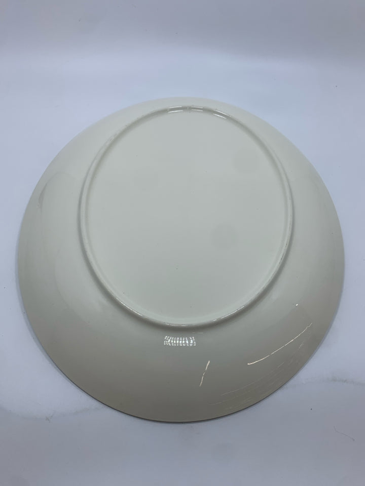 VTG BROCATELLE PATTERN OVAL SERVING PLATE.