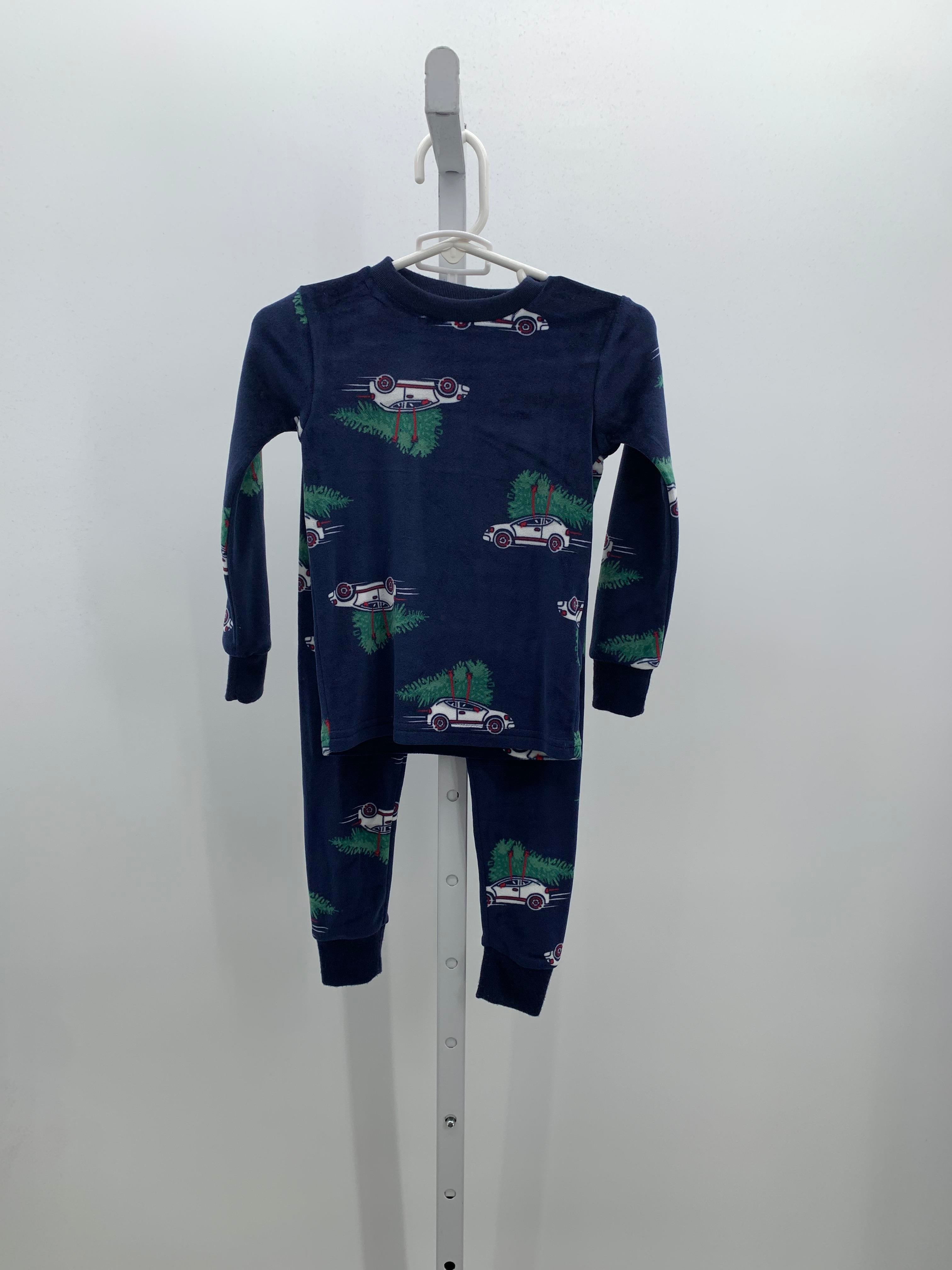 PJS FLEECE CARS AND TREES