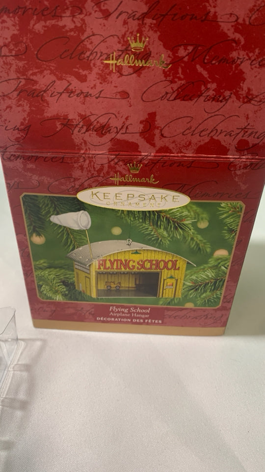 HALLMARK FLYING SCHOOL HANGER ORNAMENT IN BOX