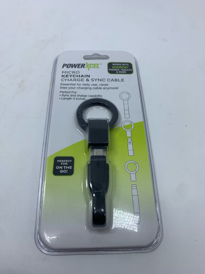 NIP MICRO KEYCHAIN CHARGE AND SYNC CABLE.