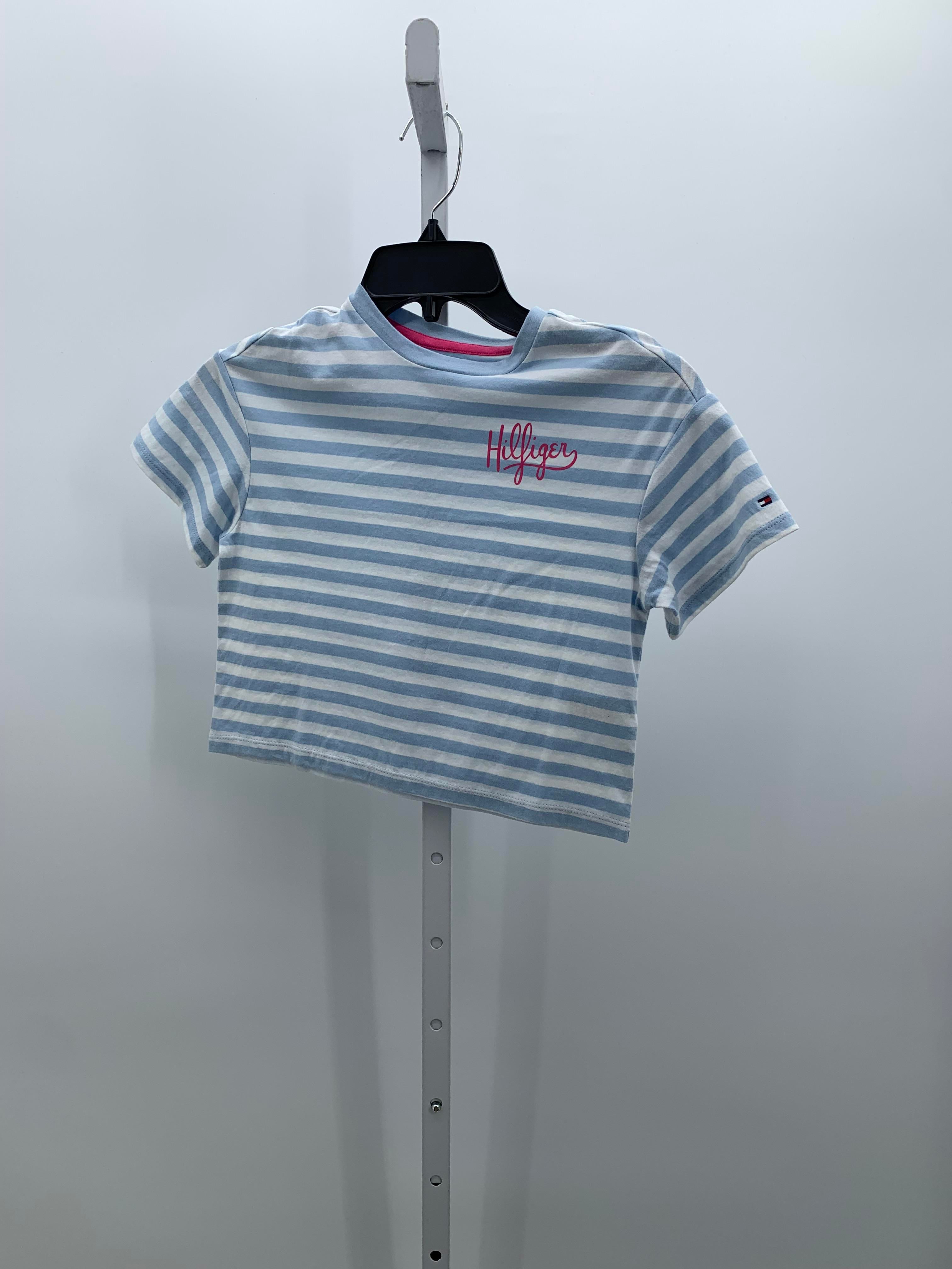 Tommy Hilfiger Size 6-7 Girls Short Sleeve Shirt