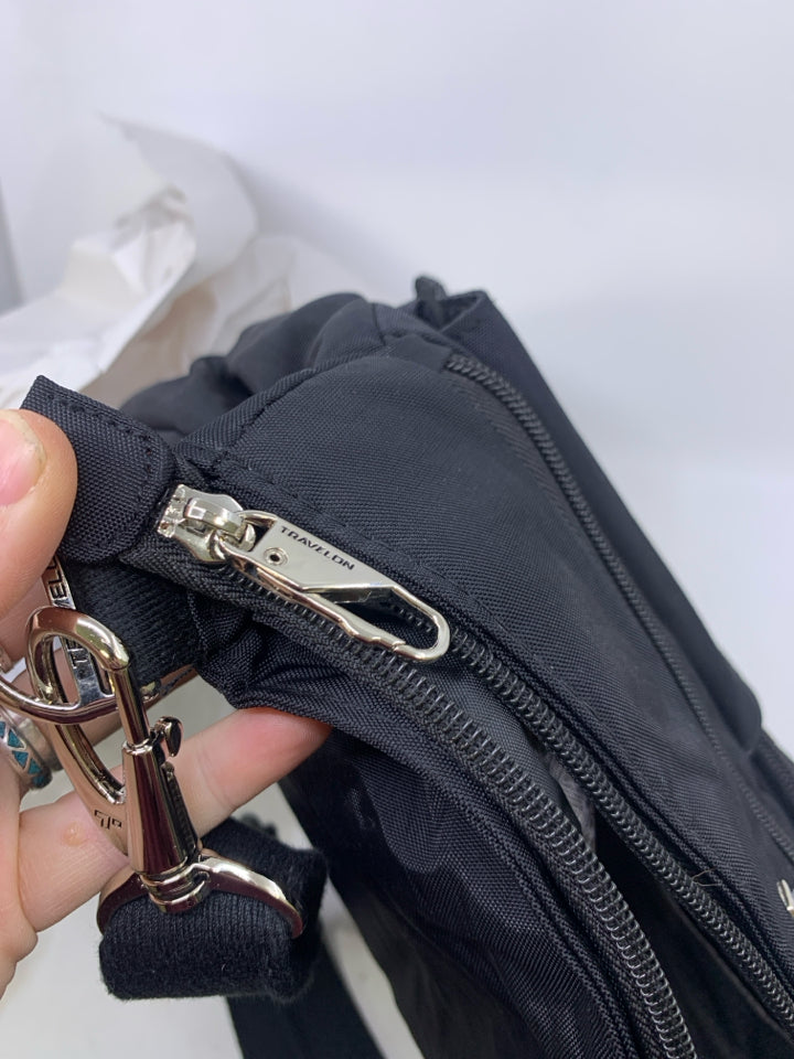 Travelon Anti-Theft Essentials Patch Pocket Crossbody- NWT