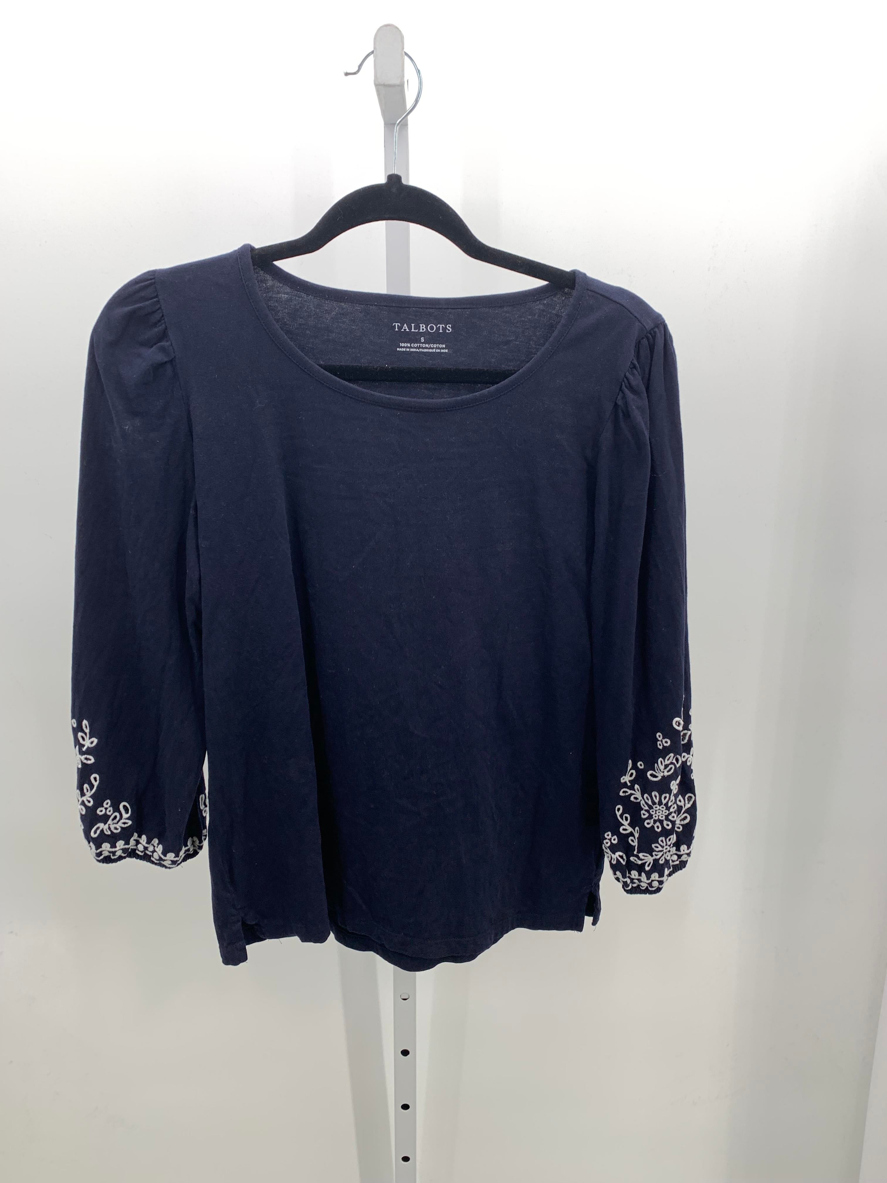 Talbots Size Small Misses 3/4 Sleeve Shirt