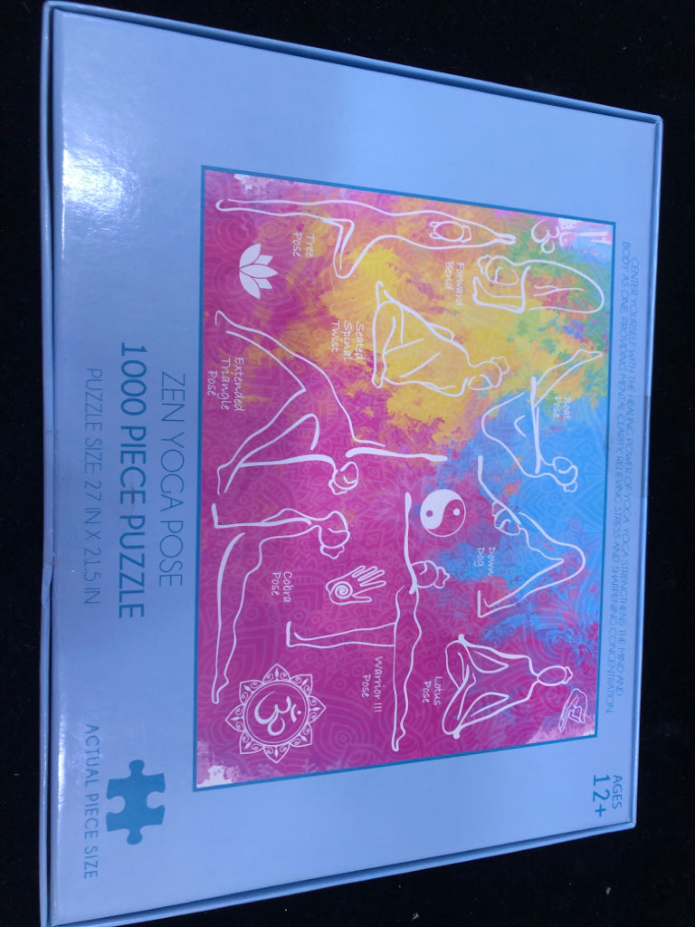 NIP ZEN YOGA POSE PUZZLE.