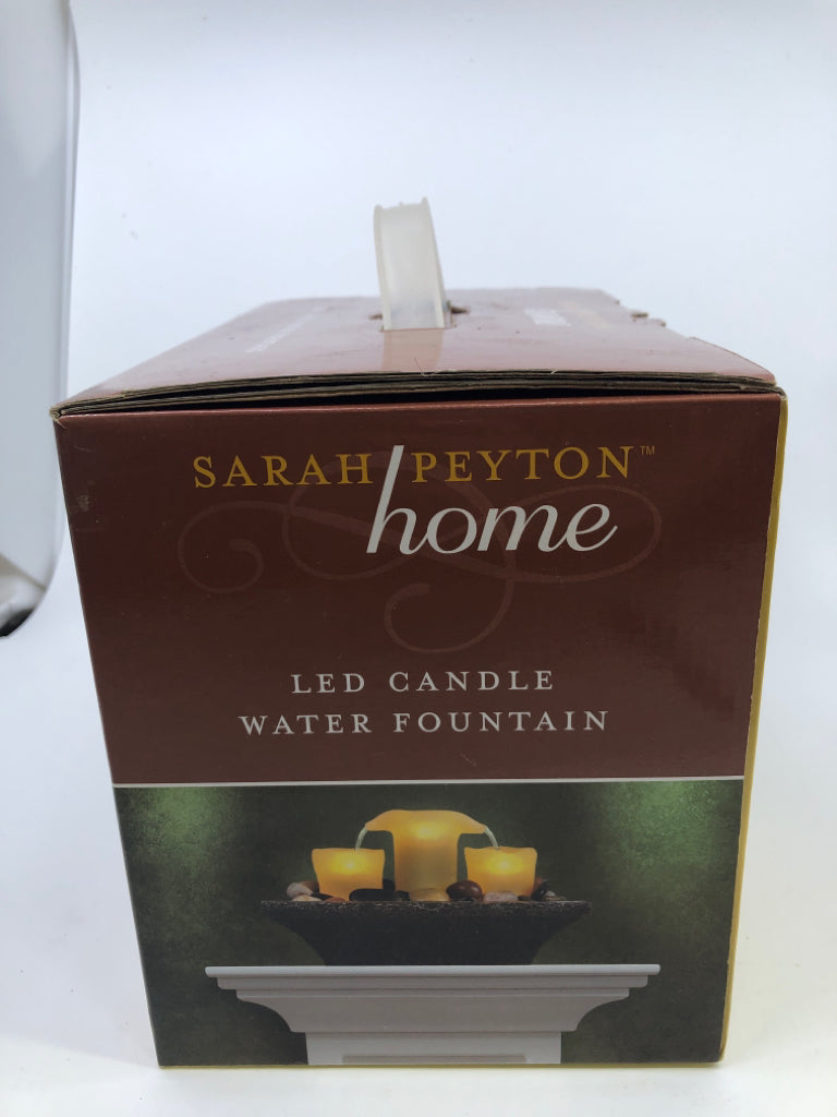 NIB LED CANDLE WATER FOUNTAIN.