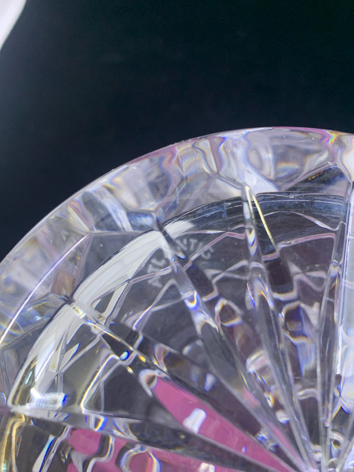 ATLANTIS CUT GLASS CRYSTAL DECANTER.