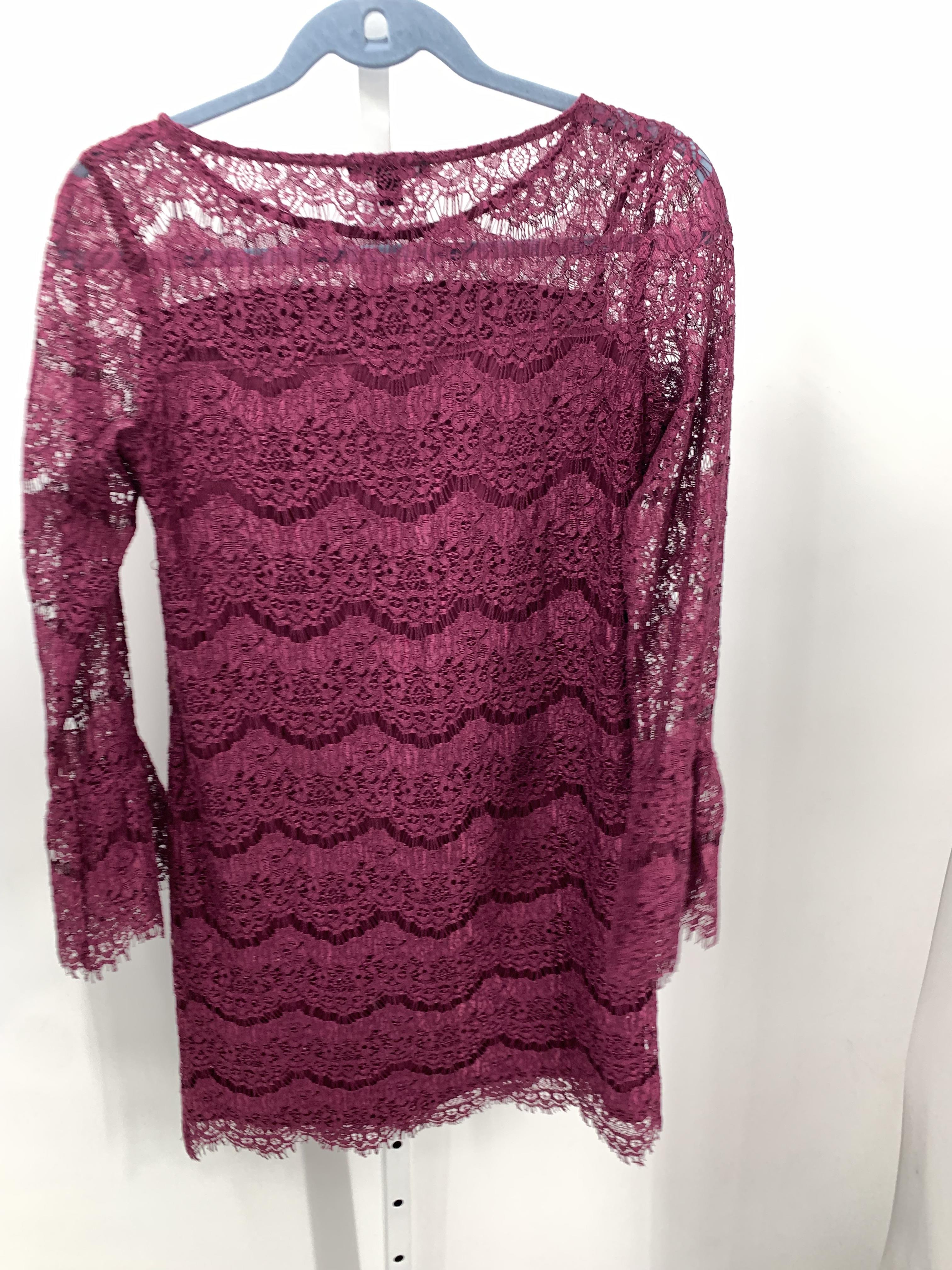 Roz & Ali Size 2 Misses Long Sleeve Dress