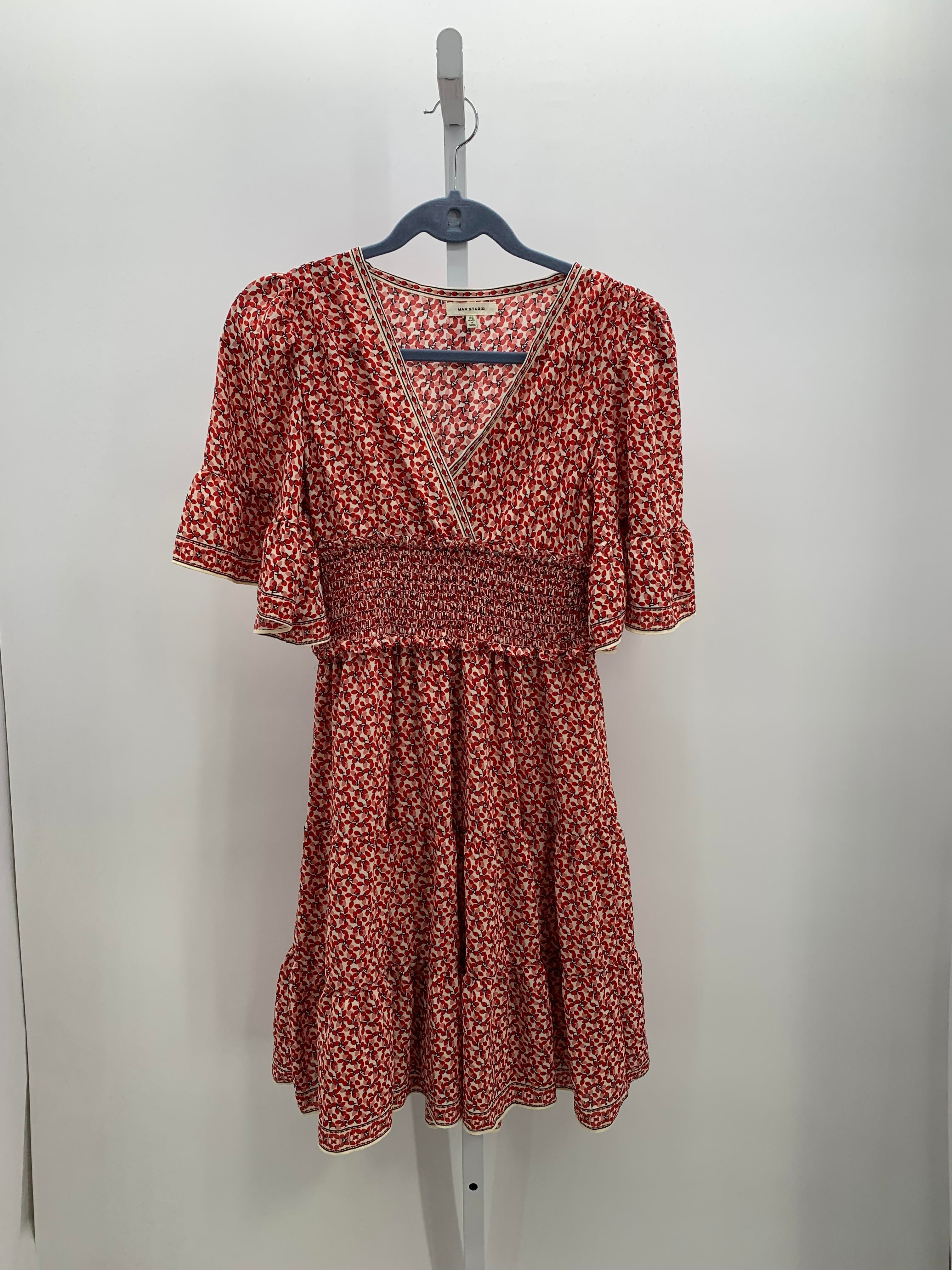 Max Studio Size X Small Misses Short Sleeve Dress