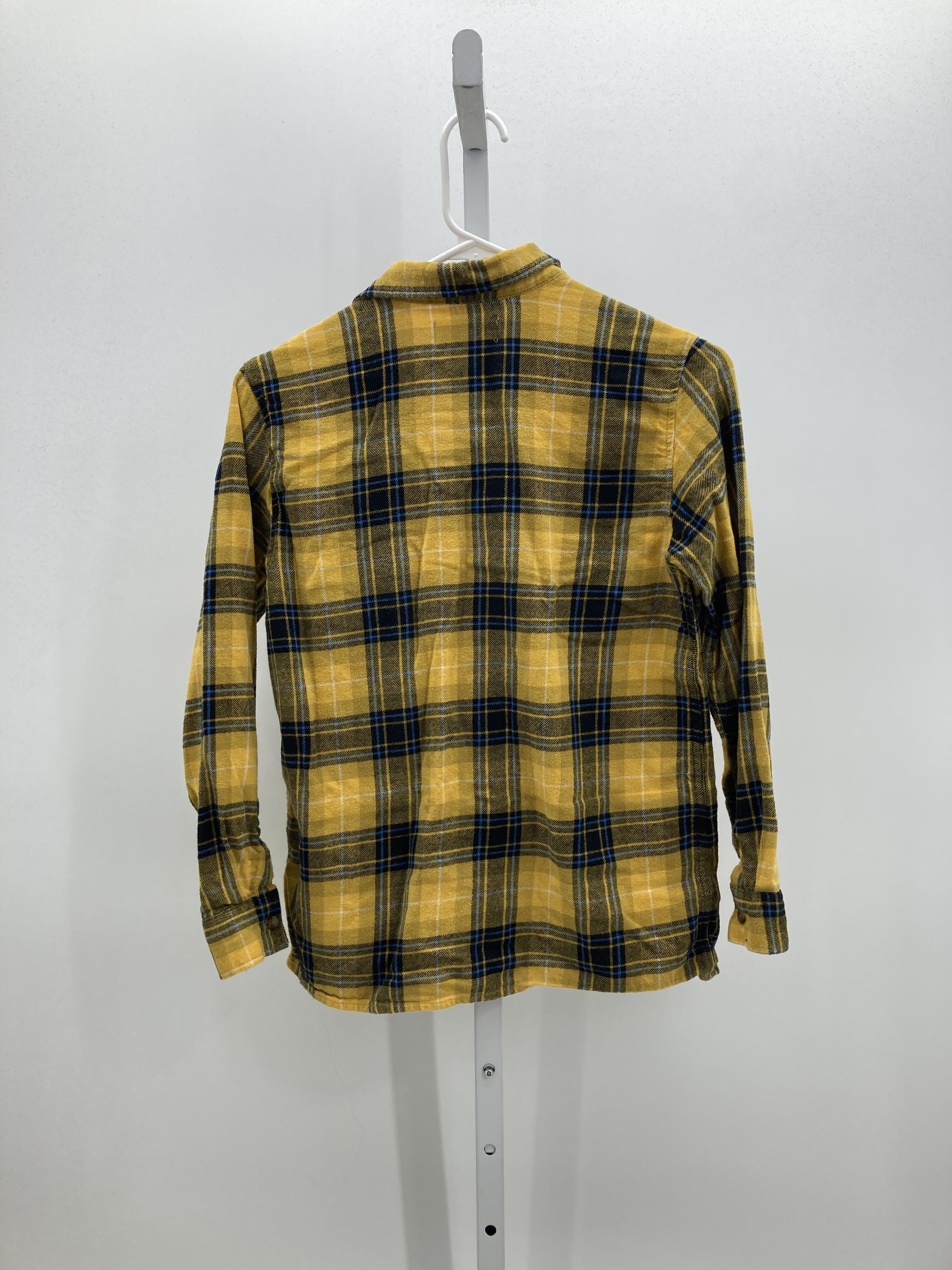 BLUE PLAID BTN DOWN