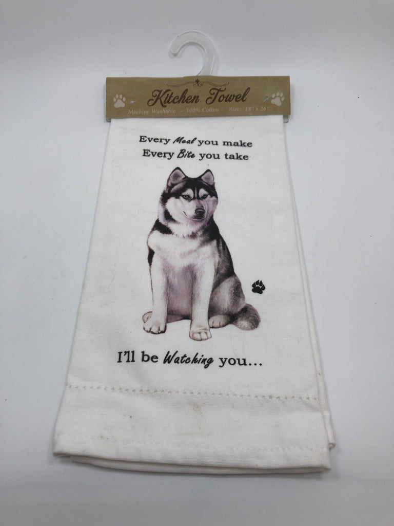NIP HUSKY KITCHEN TOWEL.