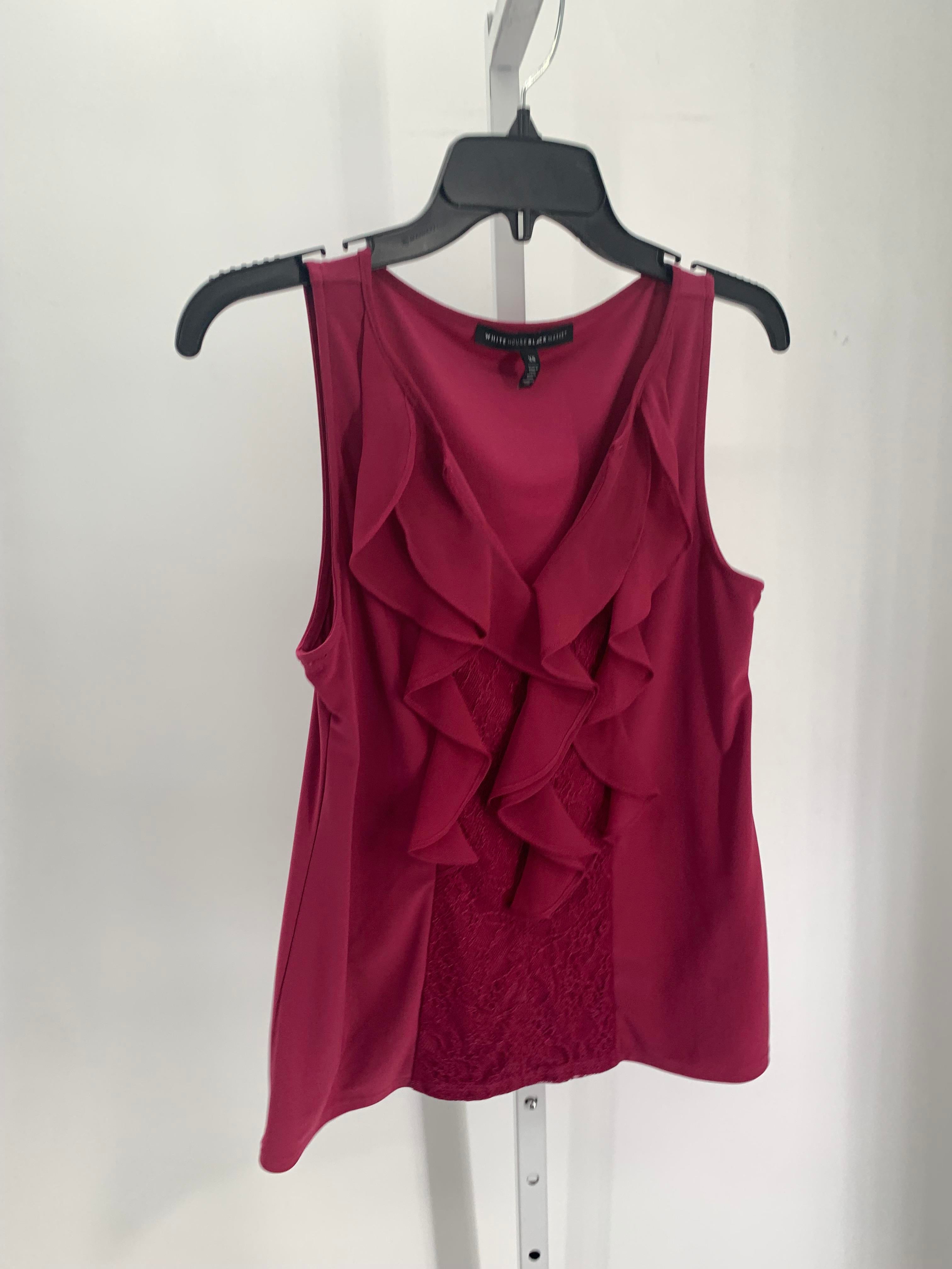 White House Black Size X Small Misses Sleeveless Shirt