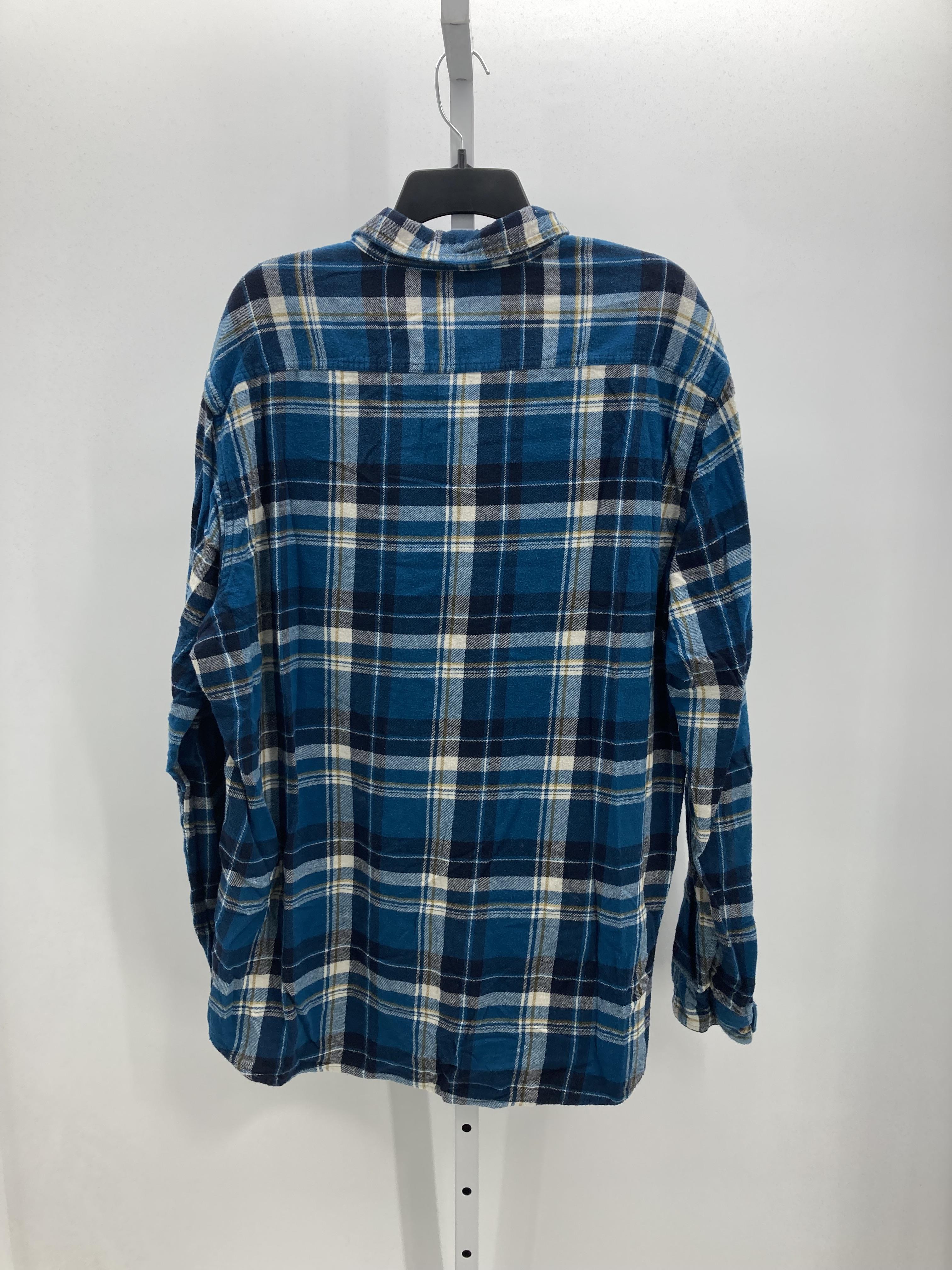 TALL PLAID BTN DOWN