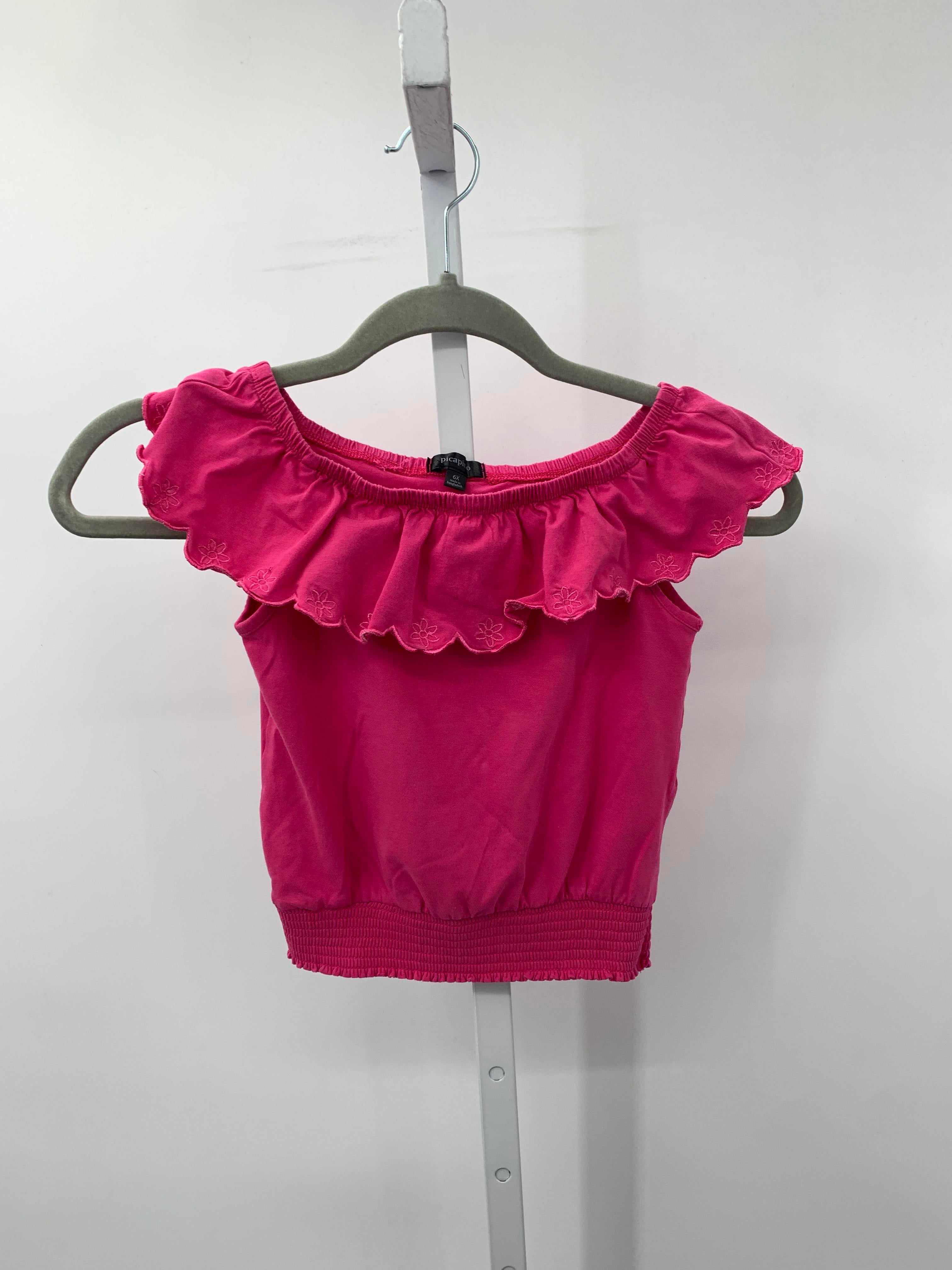 Size 6X Girls Short Sleeve Shirt