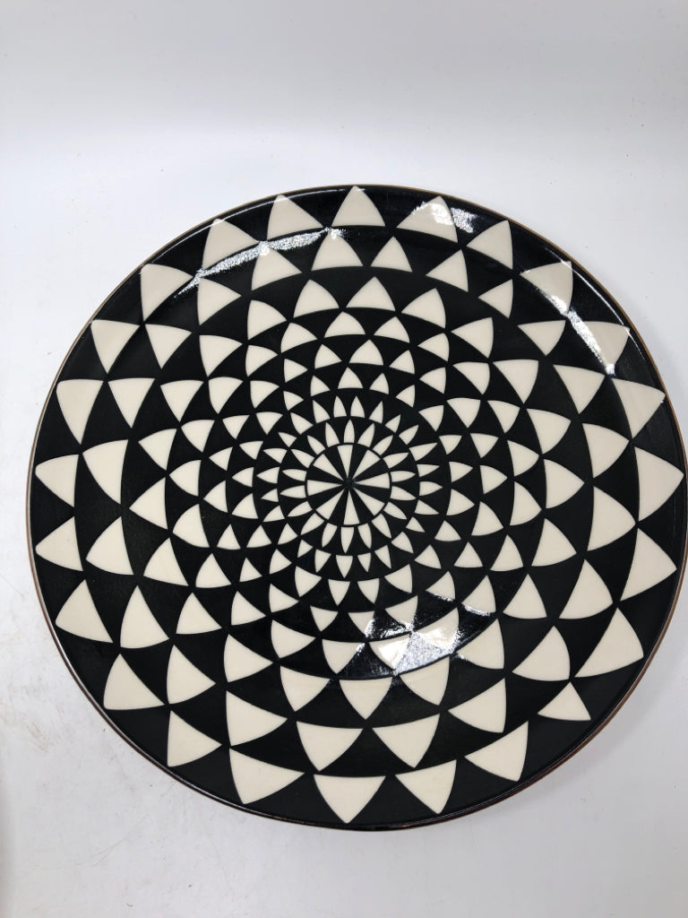 12PC THYME & TABLE GEOMETRIC DINNER SET-SVC 4.