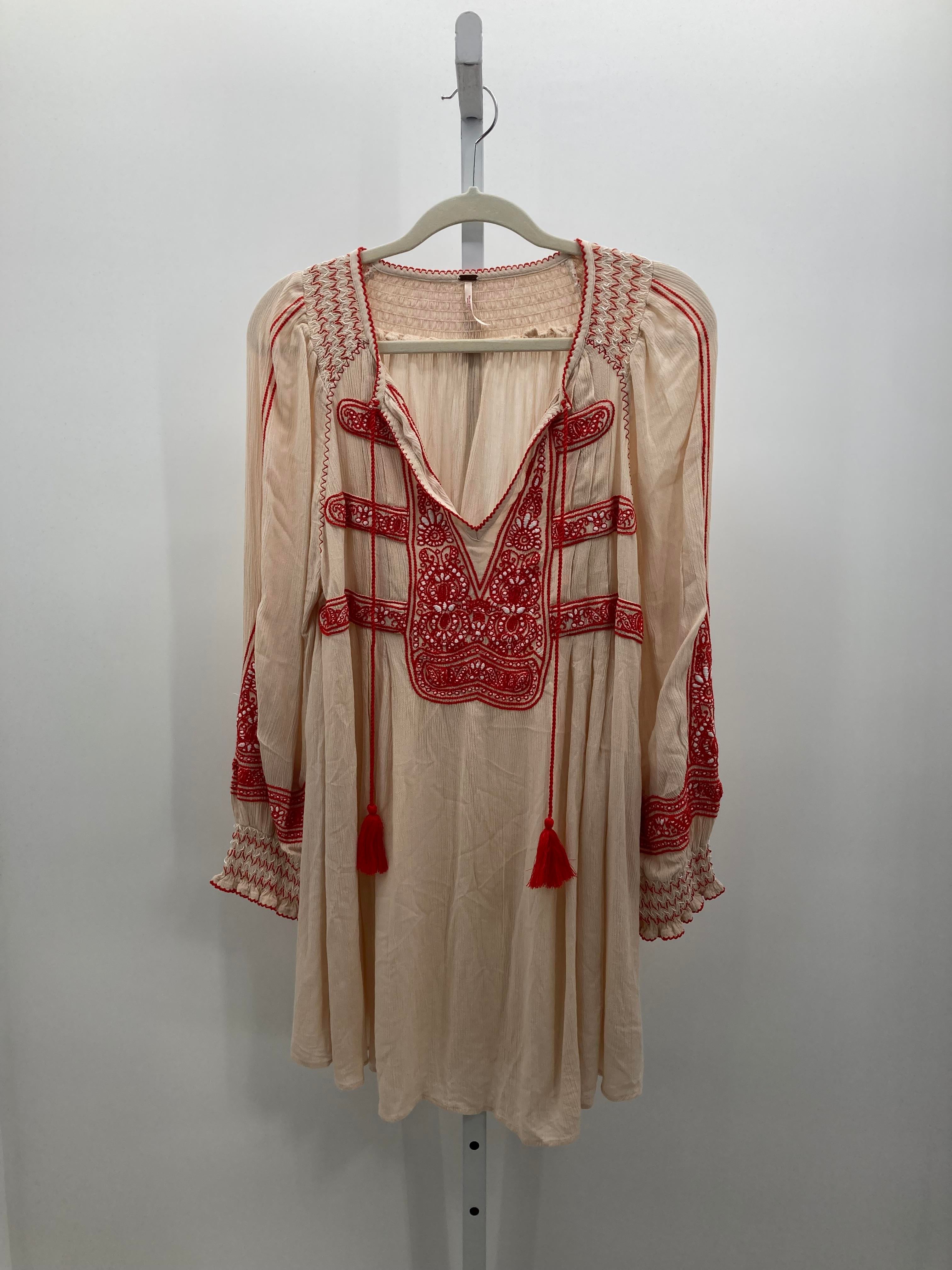 Free People Size Small Misses Long Sleeve Dress