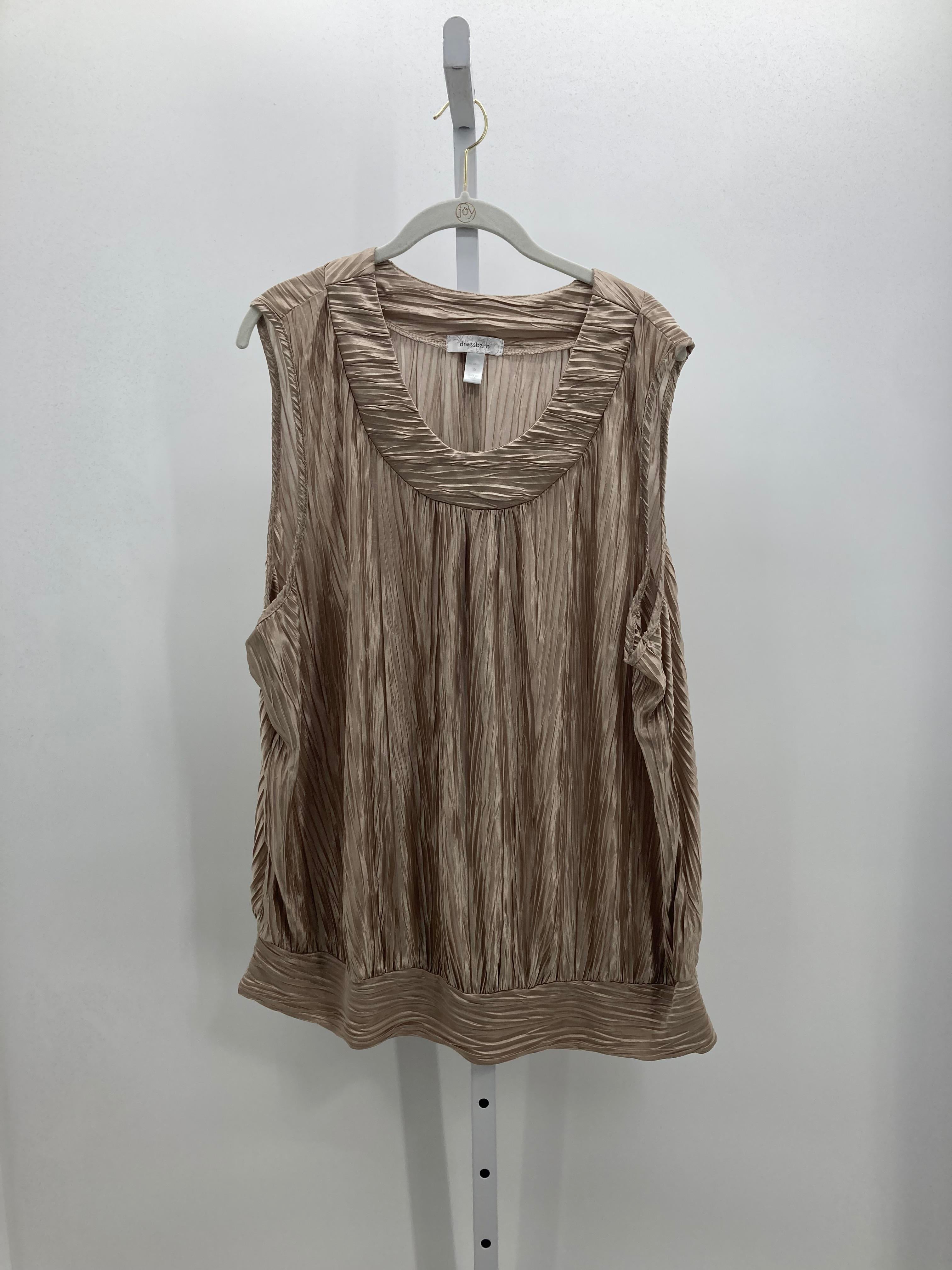 Dress Barn Size 3X Womens Sleeveless Shirt