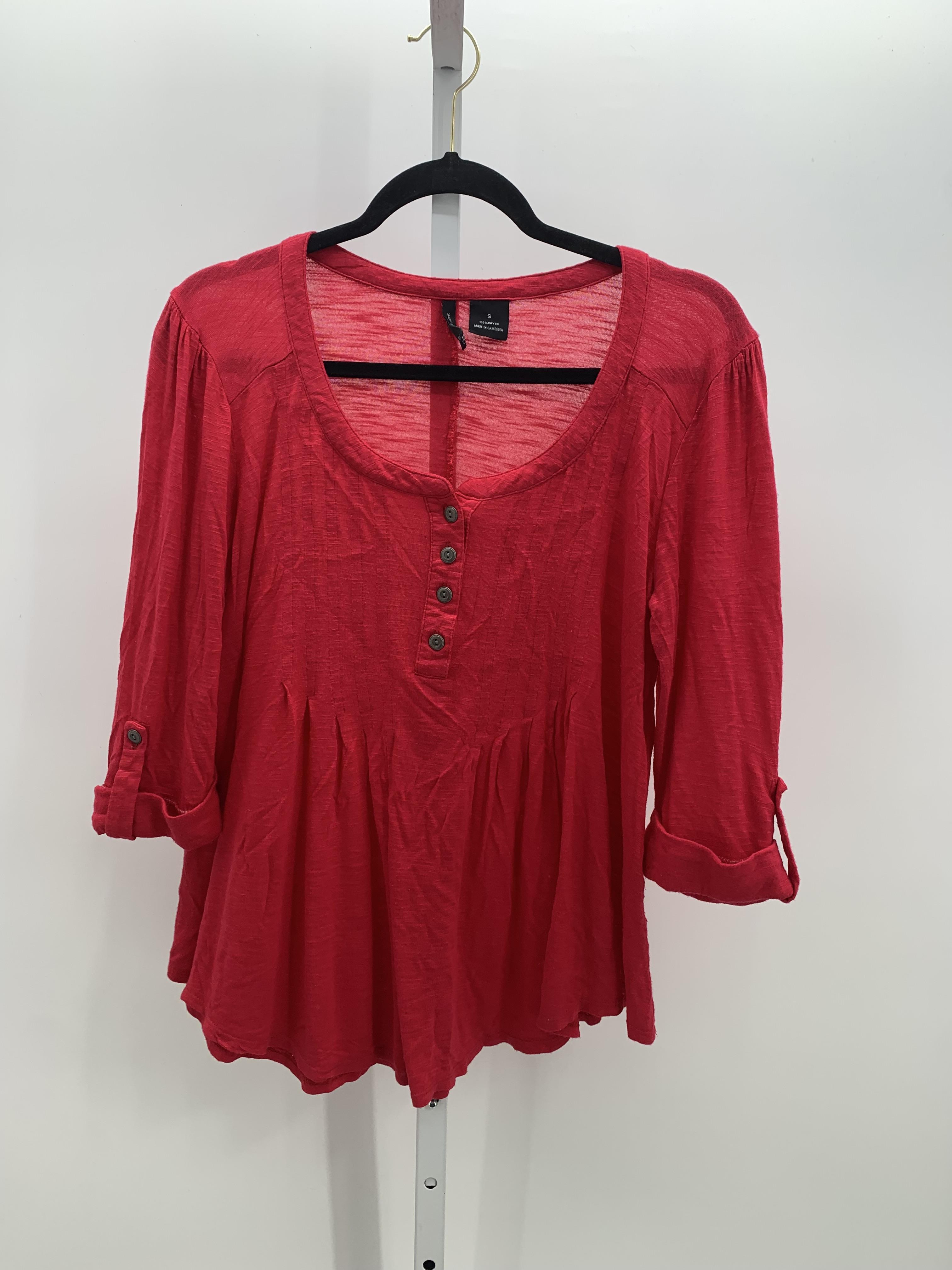 New Direction Size Small Misses 3/4 Sleeve Shirt