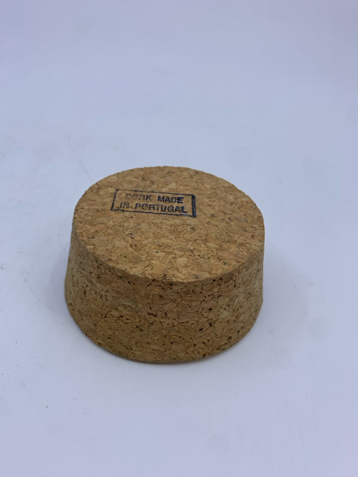 CASINO MONEY JAR W CORK TOP.