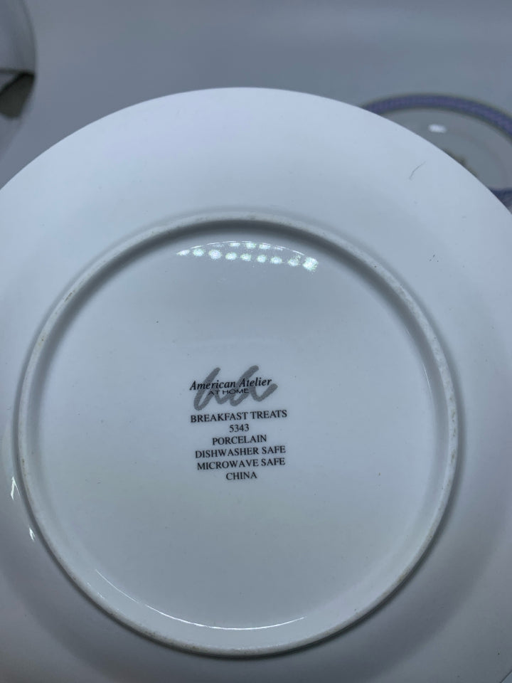 IN BOX 4 ASSORTED PASTRY PRINTED PLATES.
