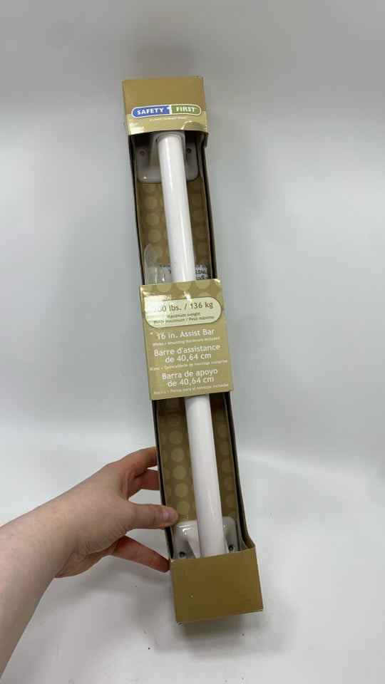 NIB WHITE METAL ASSIST BAR.