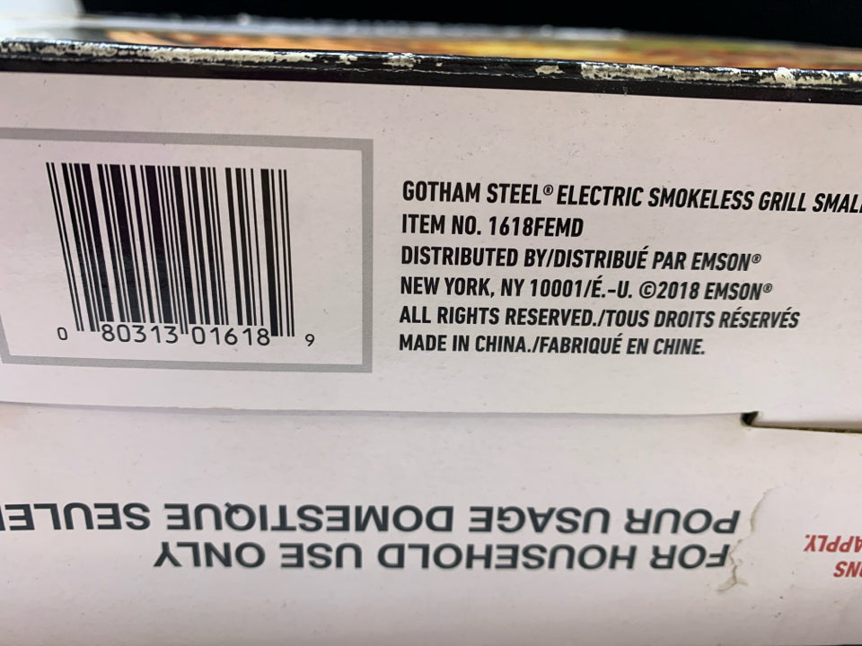 NIB ELECTRIC SMOKE-LESS GRILL.