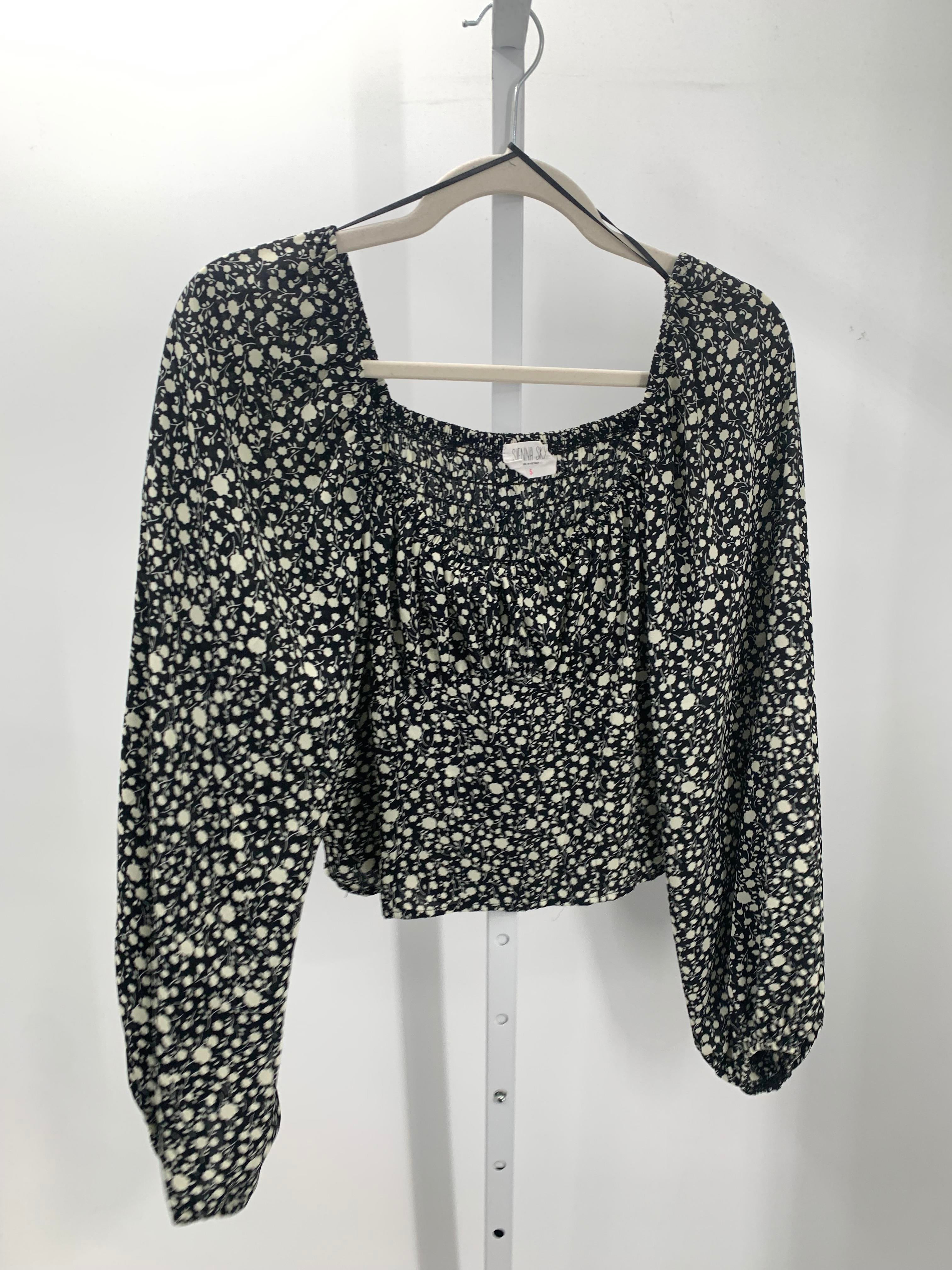 Size Small Juniors Long Sleeve Shirt