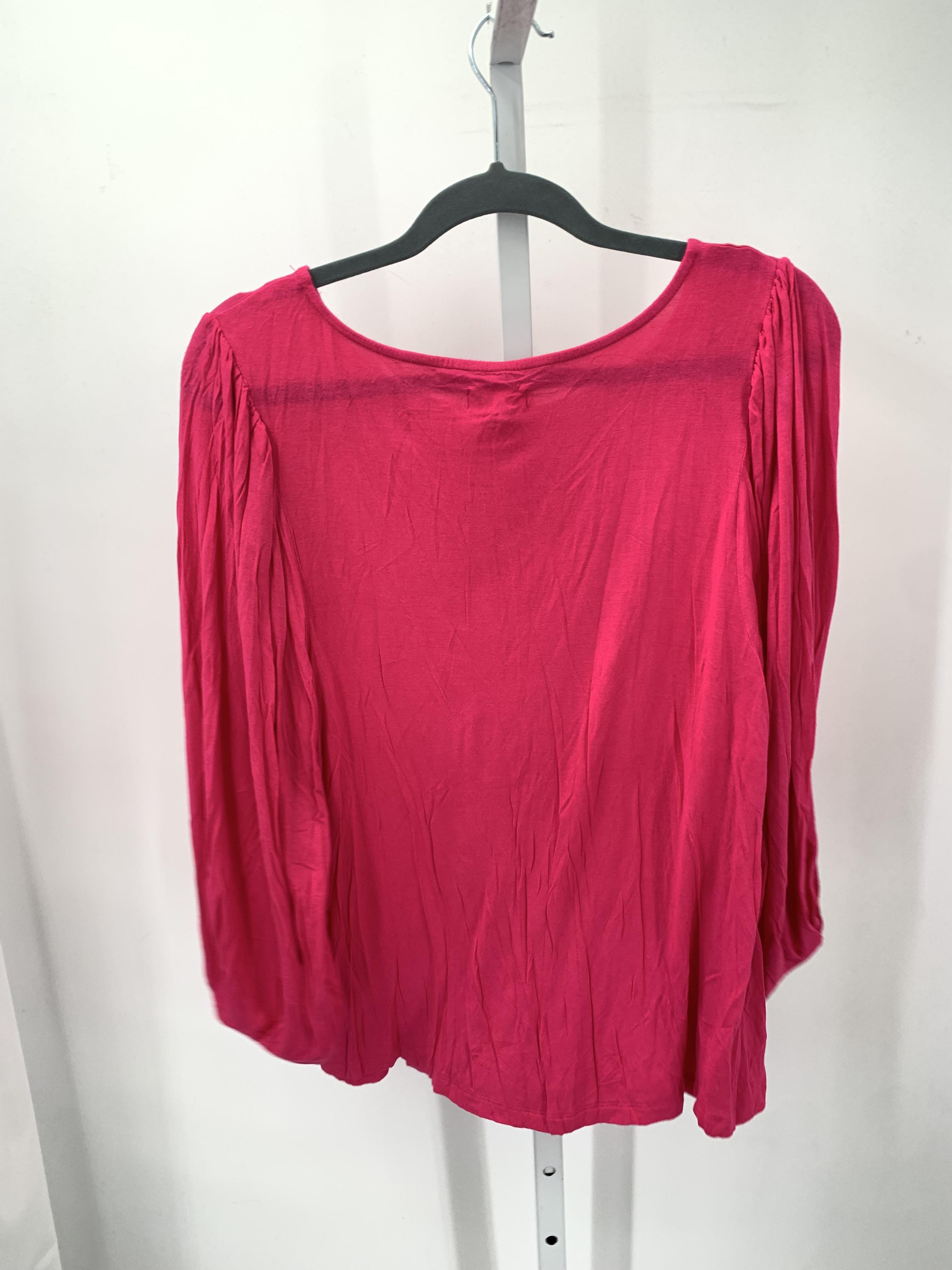 Cupio Size Large Misses 3/4 Sleeve Shirt