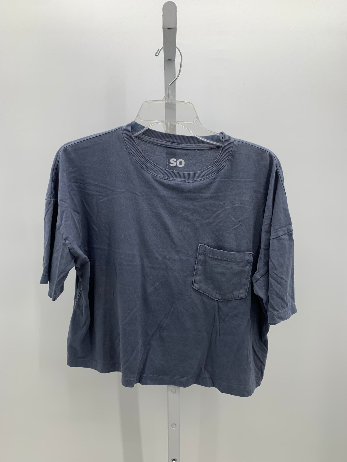 SO Size Medium Juniors Short Sleeve Shirt