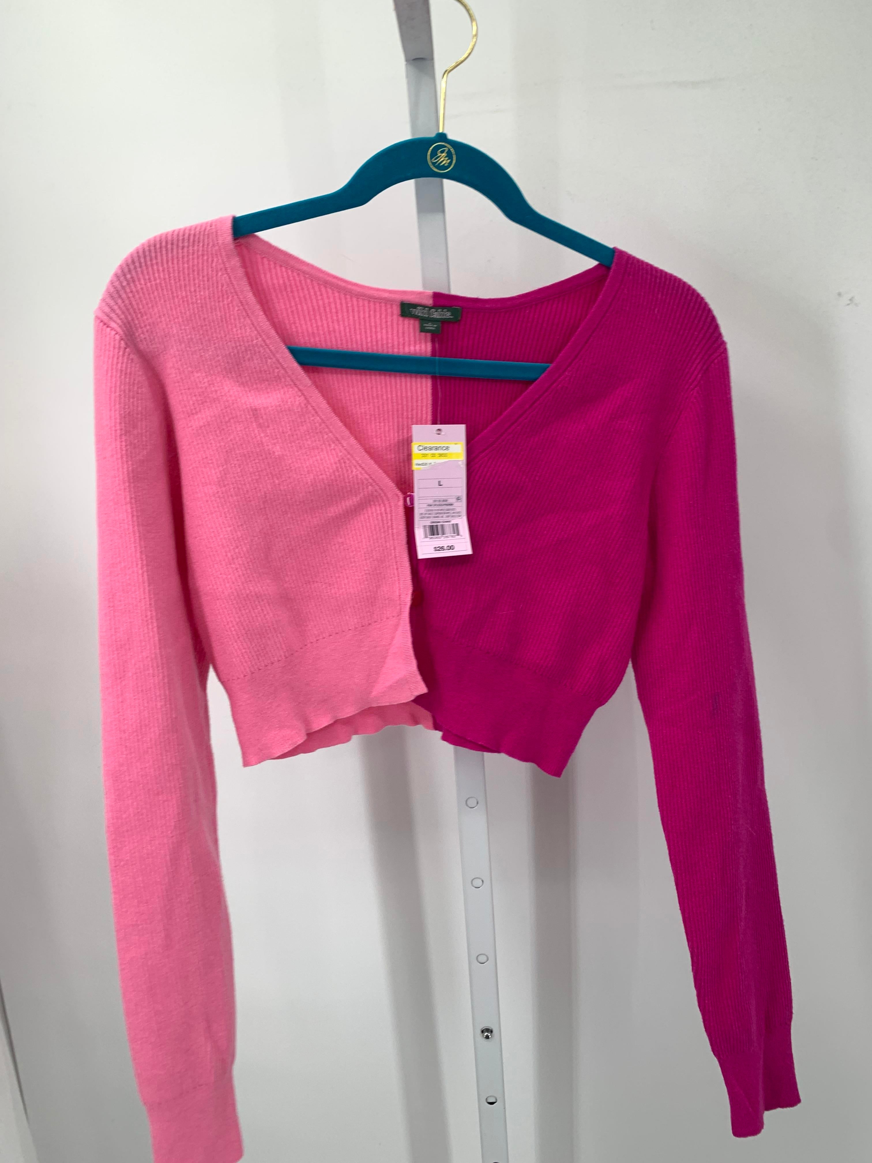Wild Fable Size Large Juniors Long Sleeve Sweater