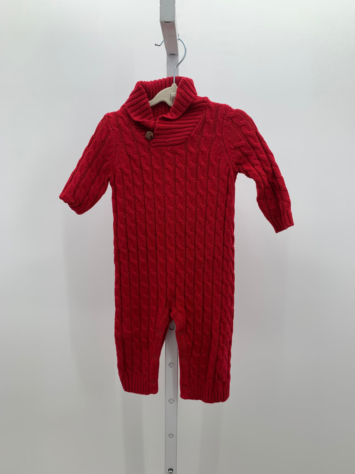 CABLED SWEATER ROMPER