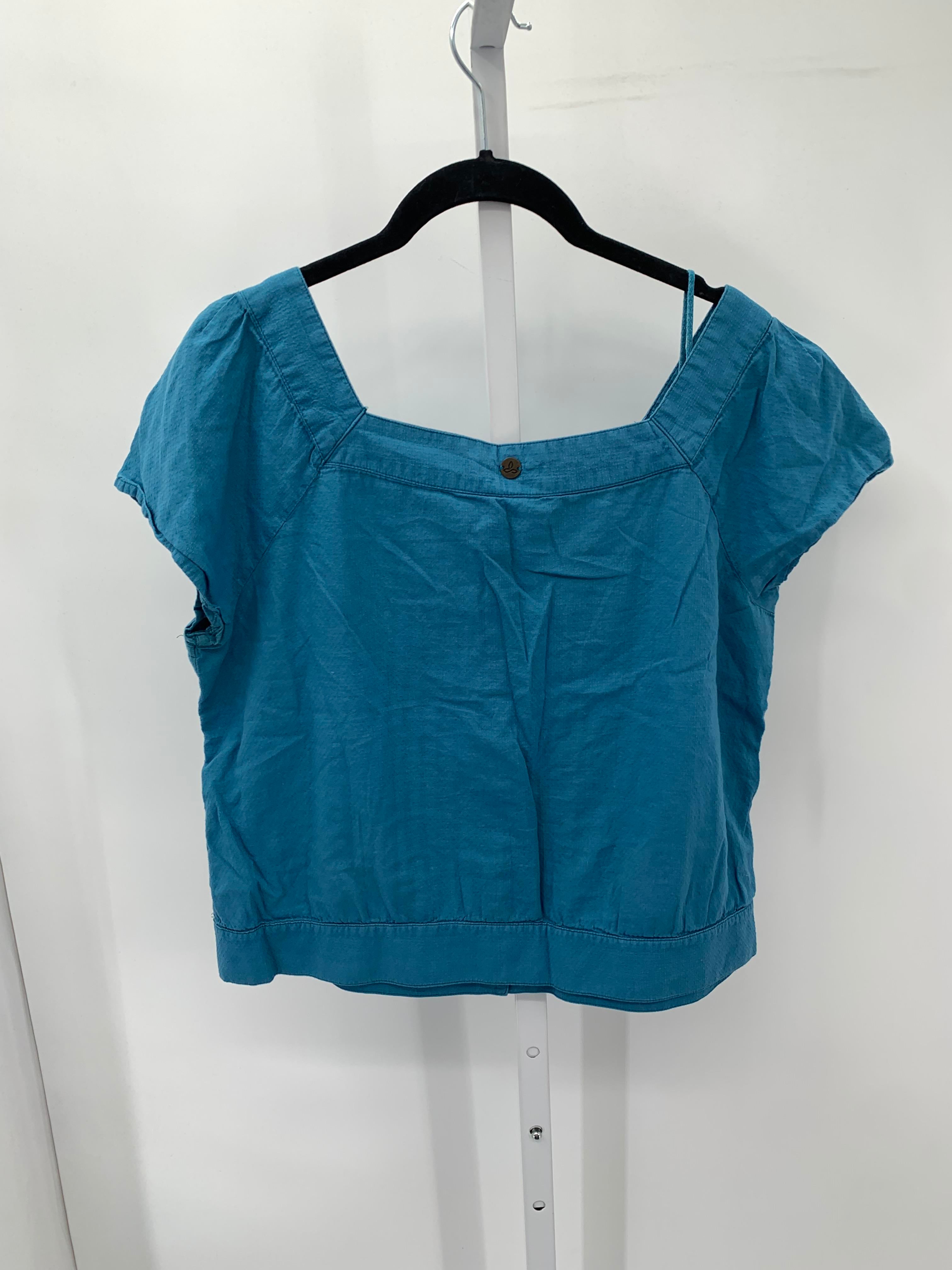 Prana Size Medium Misses Short Sleeve Shirt