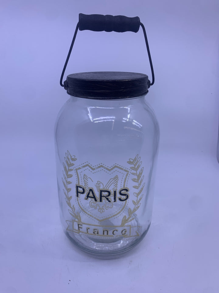 PARIS CANISTER W HANDLE.