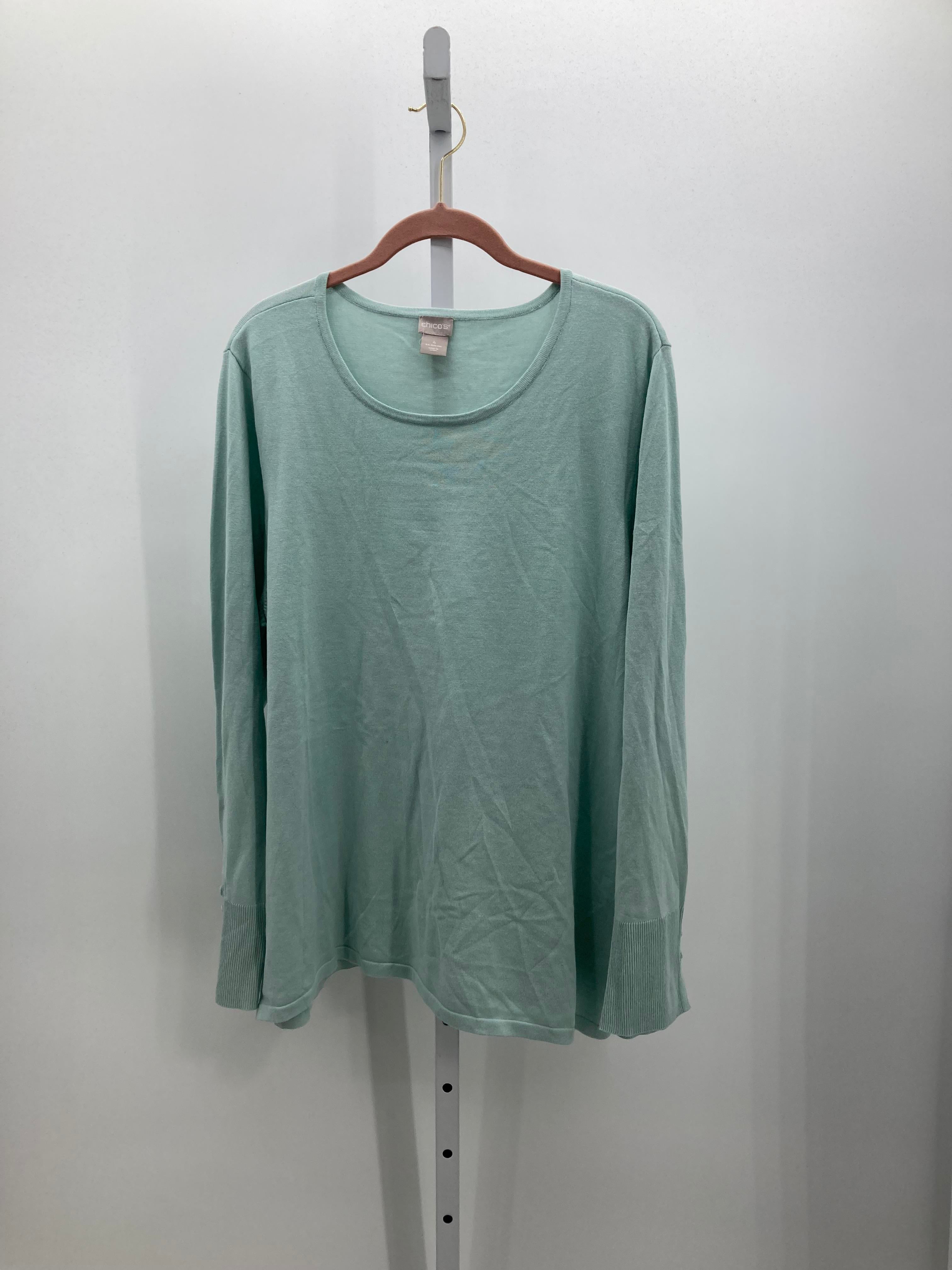 Chico's Size XXL Misses Long Sleeve Shirt