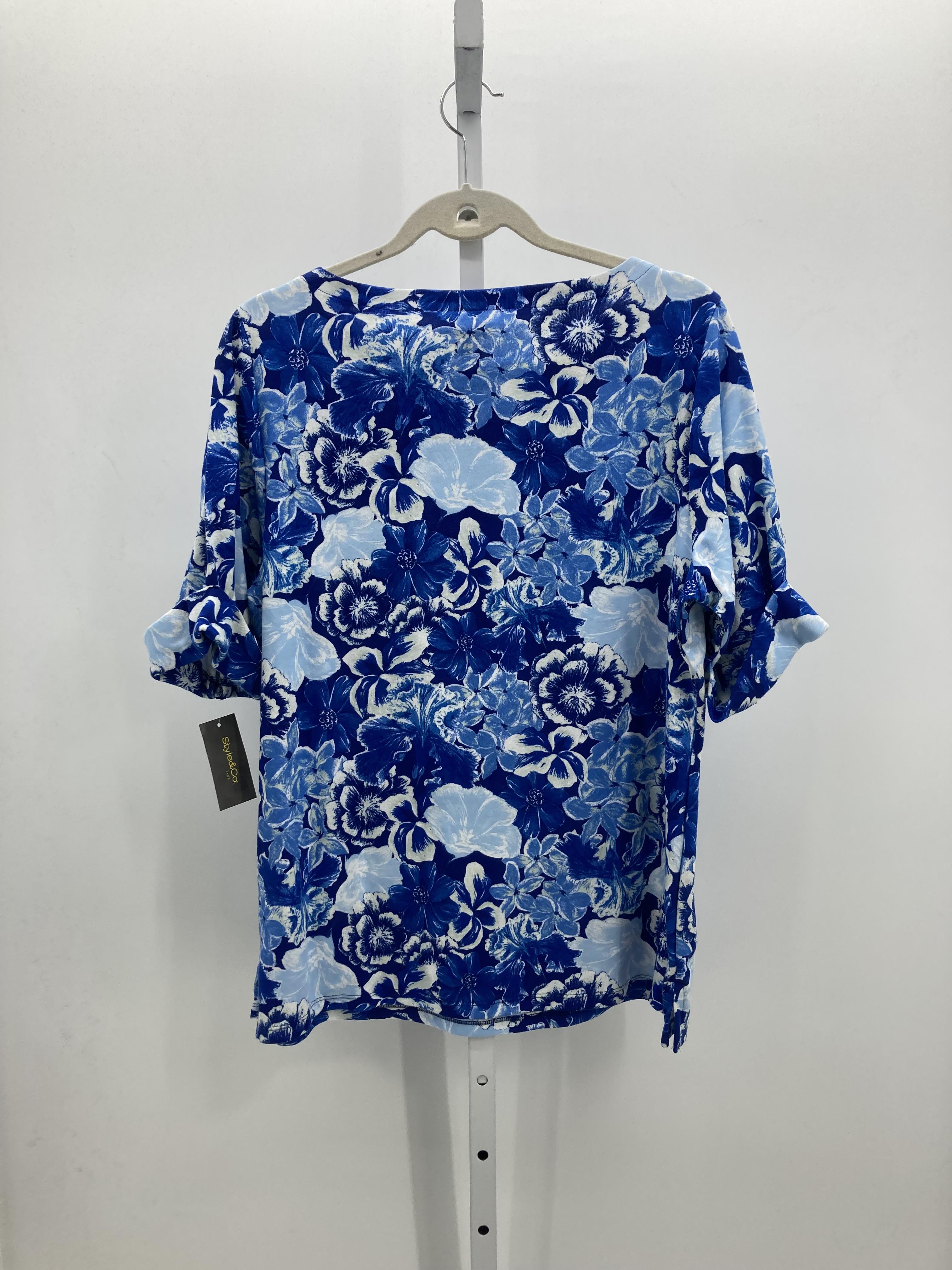 Style & Co. Size 1X Womens Short Sleeve Shirt