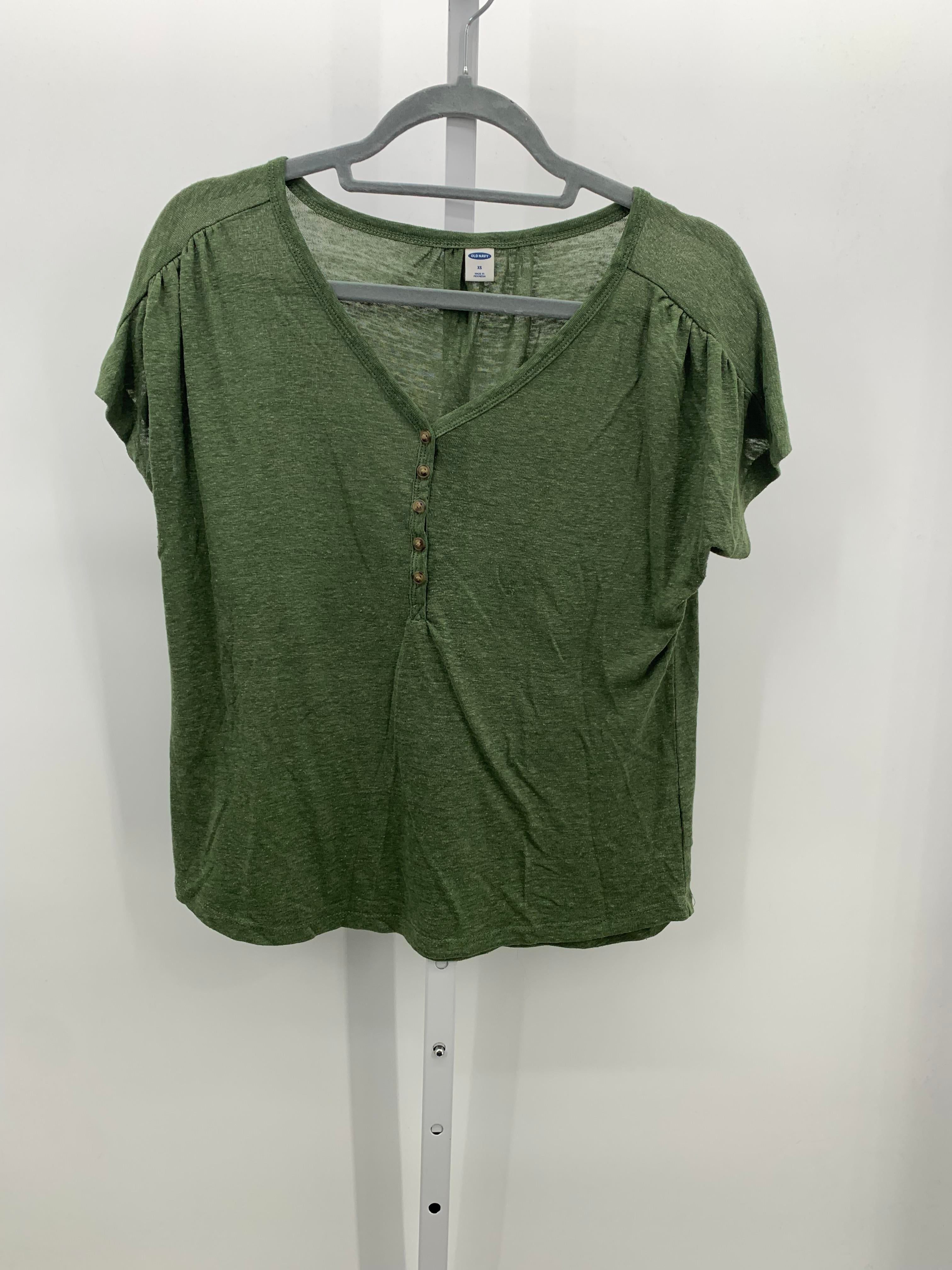 Old Navy Size X Small Misses Short Sleeve Shirt