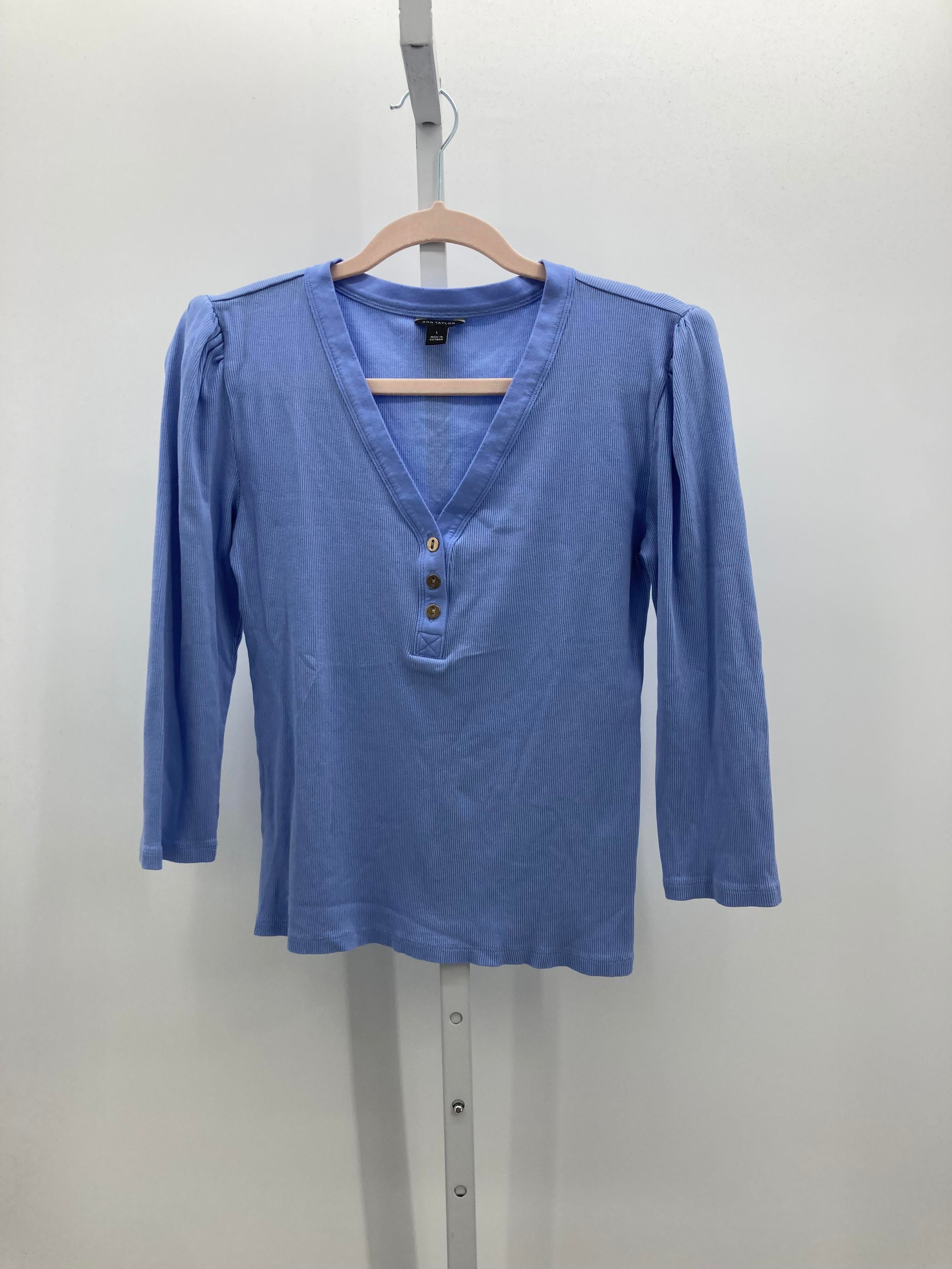 Ann Taylor Size Large Misses 3/4 Sleeve Shirt