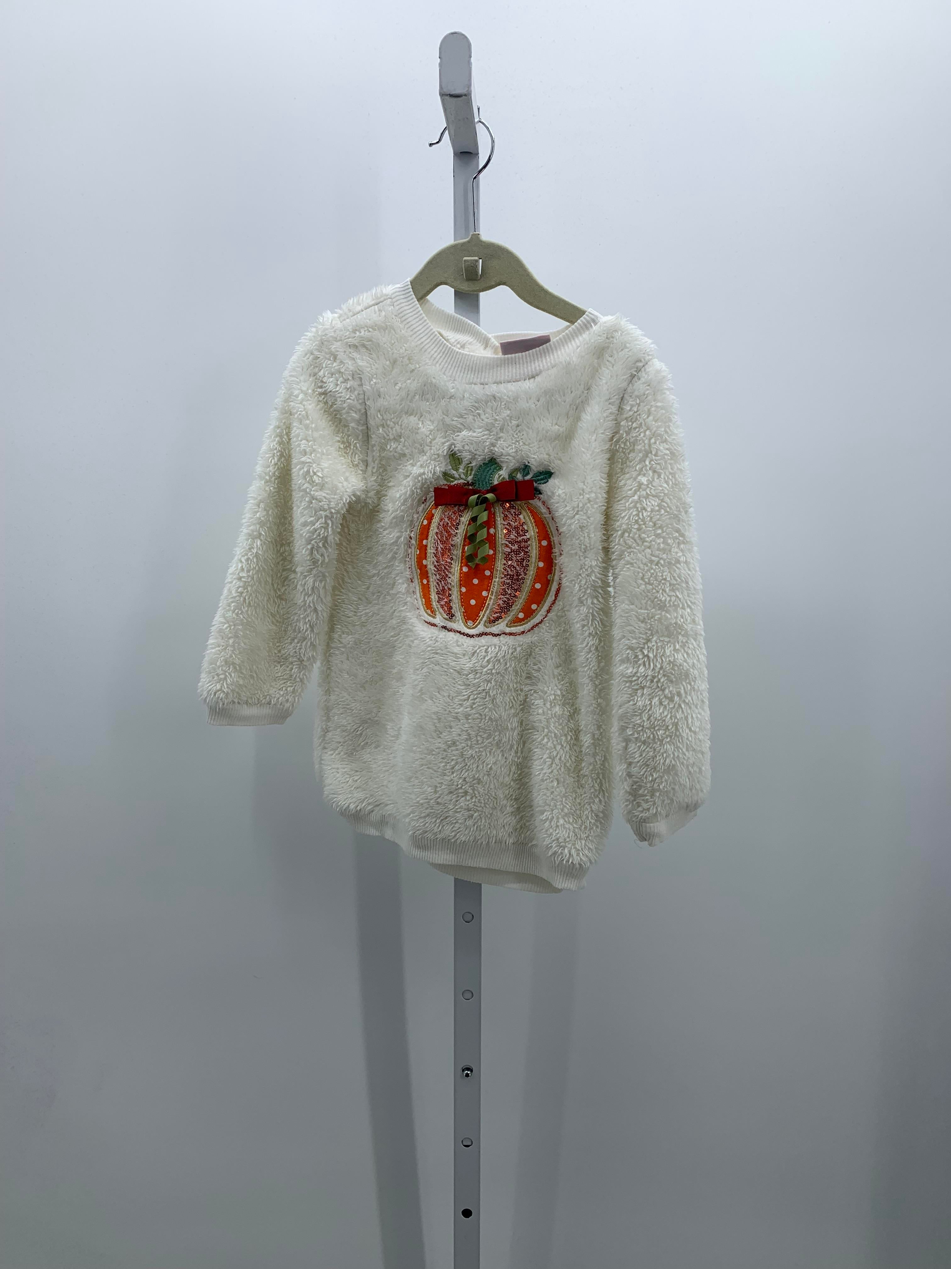 LONG SLV SHIRT FAUX FUR PUMPKIN