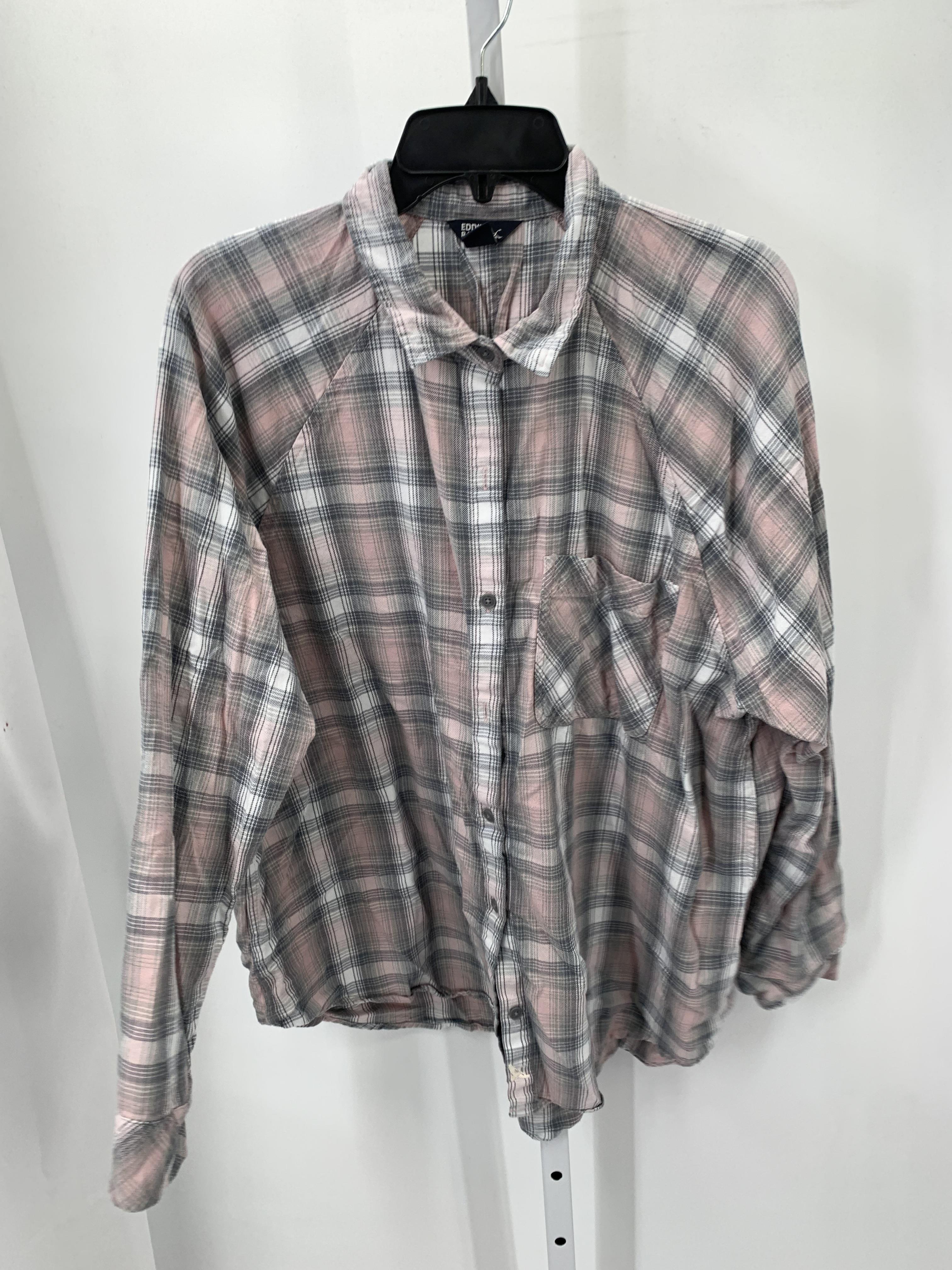 Eddie Bauer Size Extra Large Misses Long Sleeve Shirt
