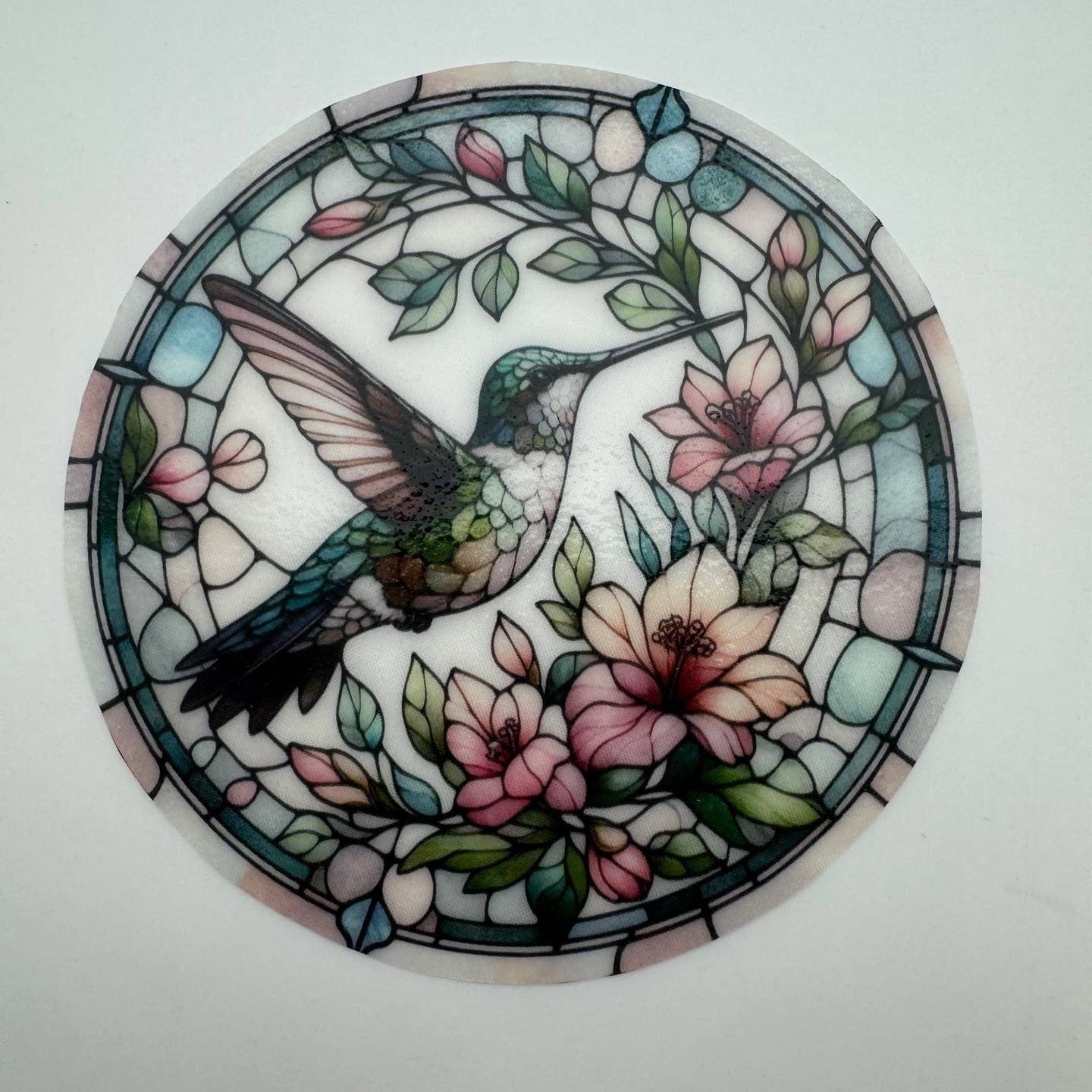 New - Andreas Silicone Jar Opener - Hummingbird - Stained Glass