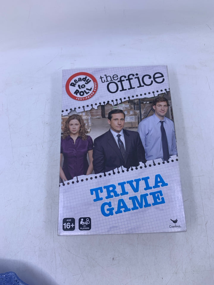 NIP THE OFFICE TRIVIA GAME.