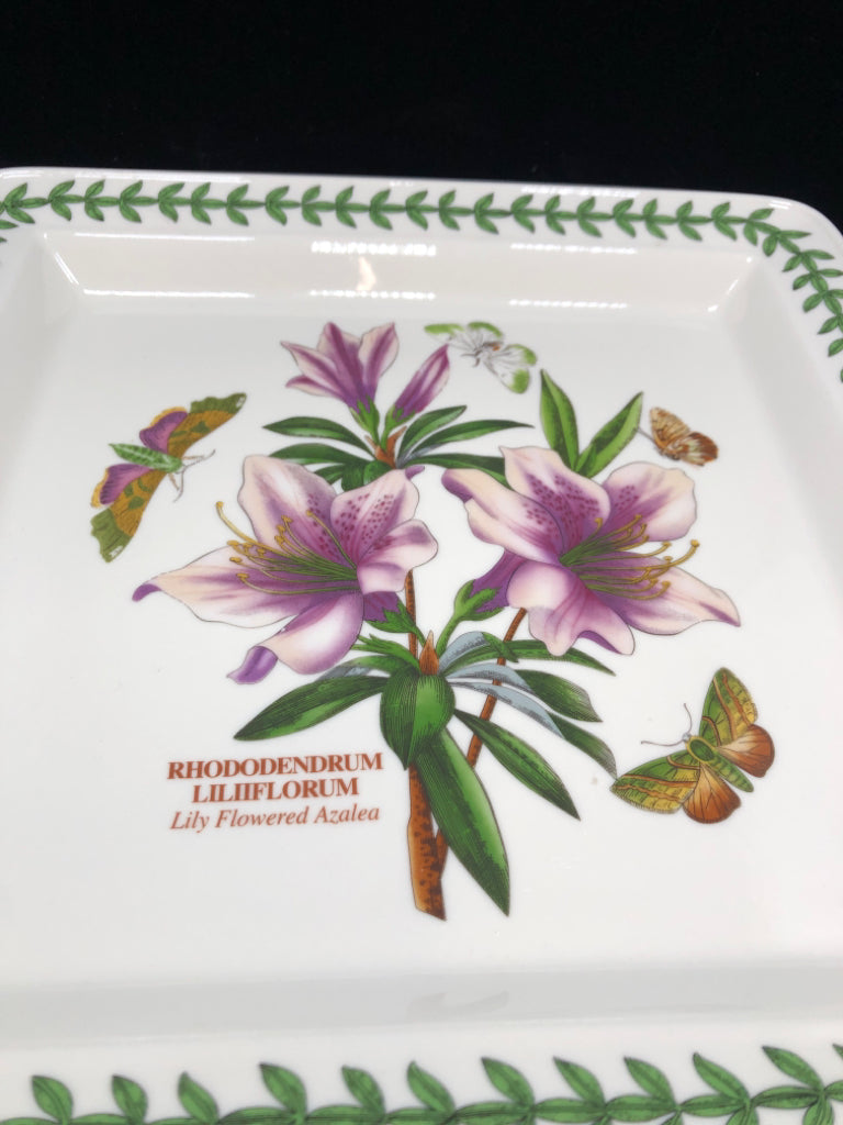 SQUARE BOTANIC SERVING PLATE.