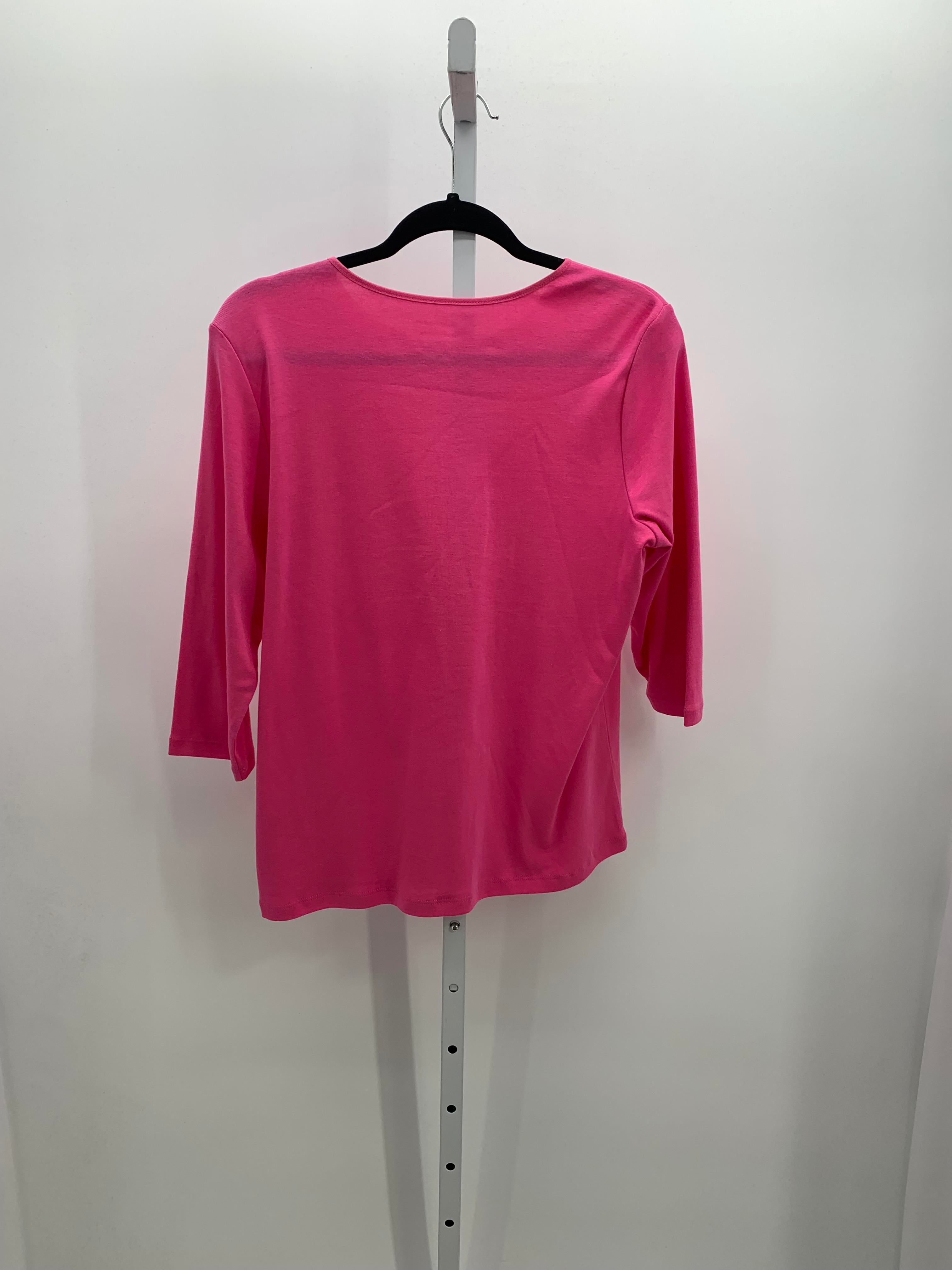 Christopher & Banks Size Large Misses 3/4 Sleeve Shirt
