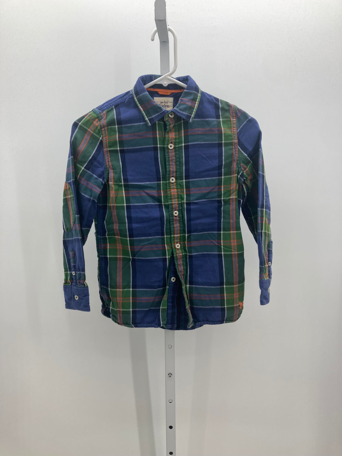 PLAID BTN DOWN