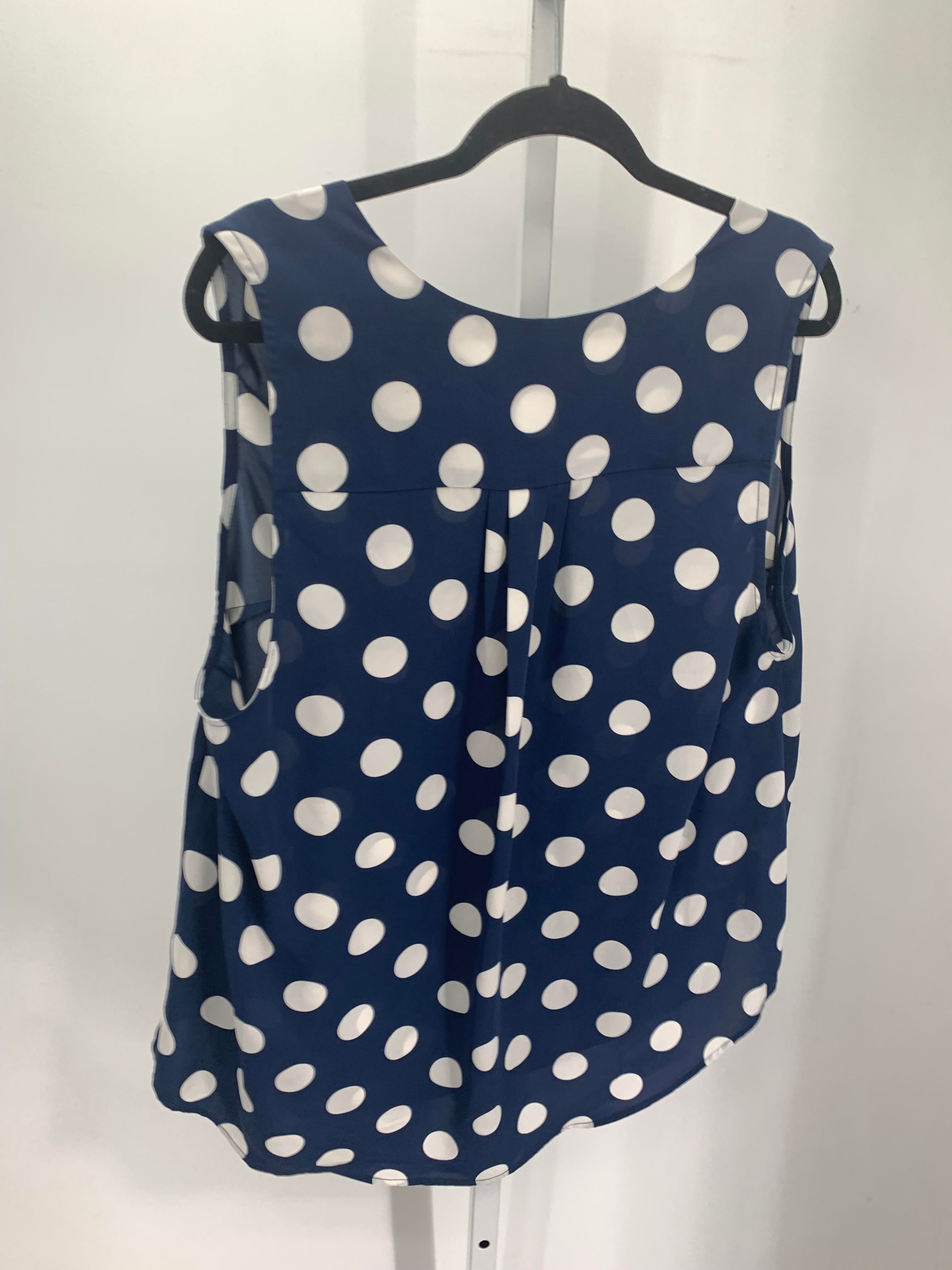 market & spruce Size 2X Womens Sleeveless Shirt