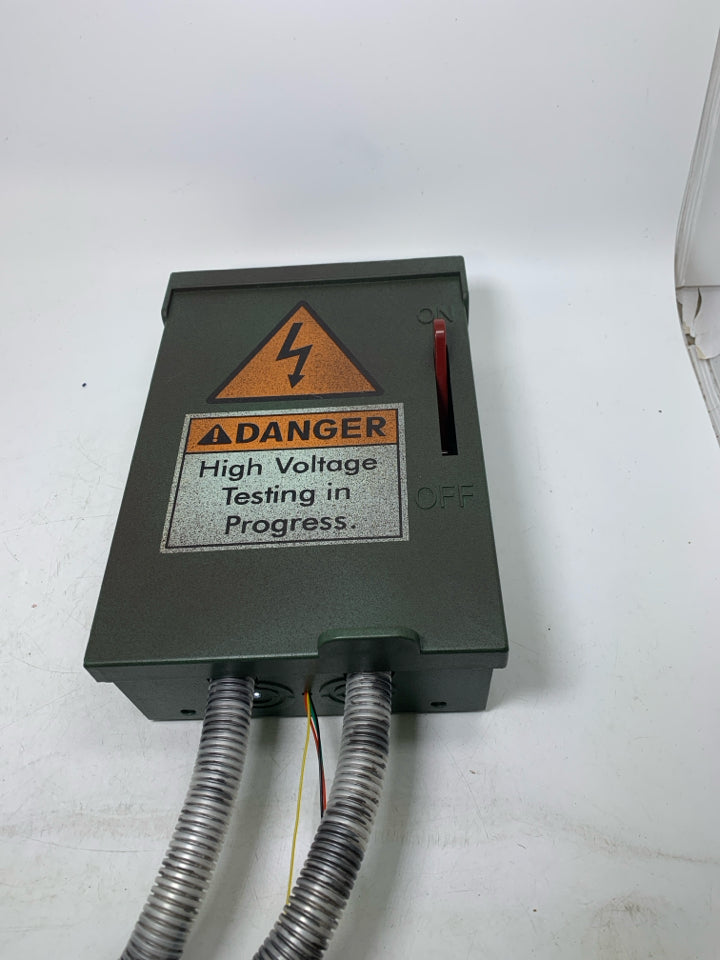 HIGH VOLTAGE SOUND WALL HANGING.