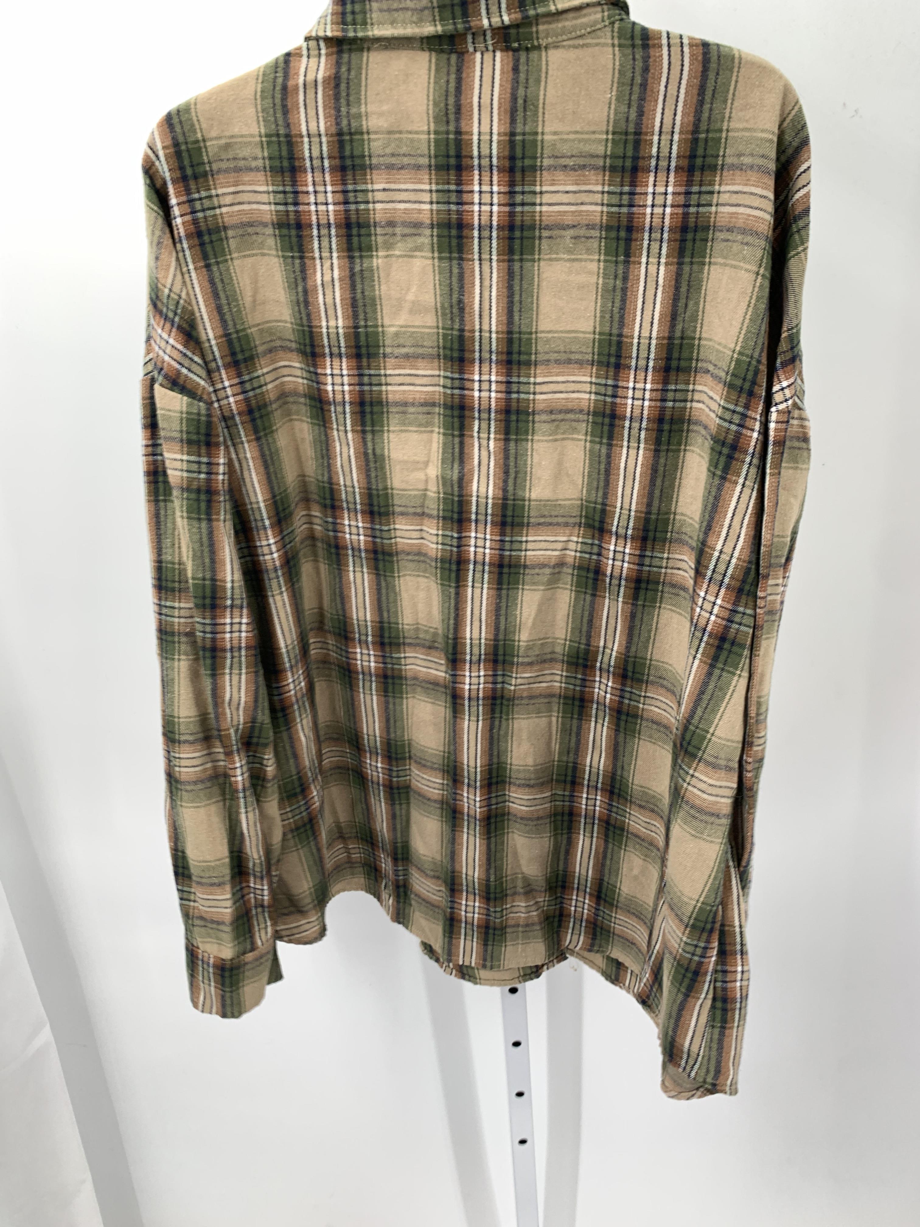 Size 2X Womens Long Sleeve Shirt