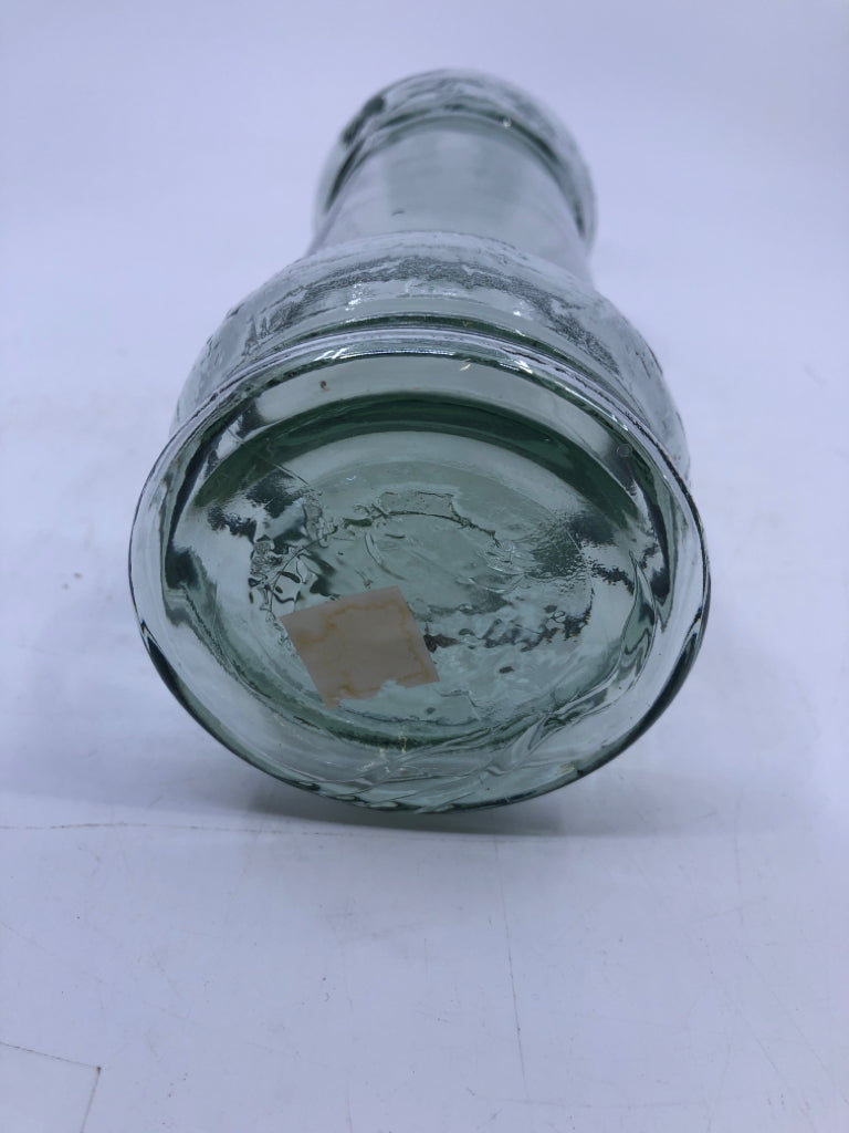 GREEN GLASS BOTTLE.